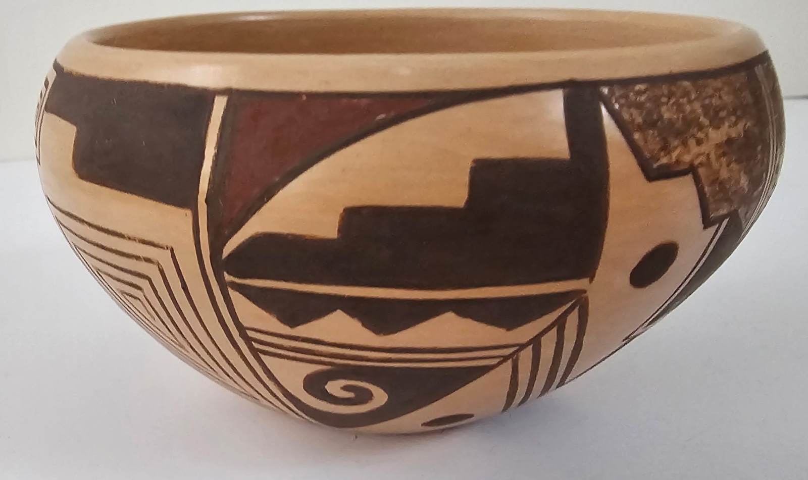 Vintage Hopi Polychrome Pottery signed Artist - Namingha Vintage Hopi Polychrome Pottery signed Artist - Namingha