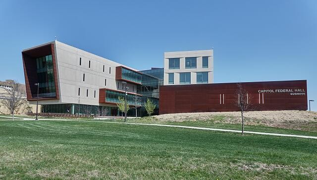 Lawrence Kansas 2021 Capitol Federal Hall University of Kansas Business School