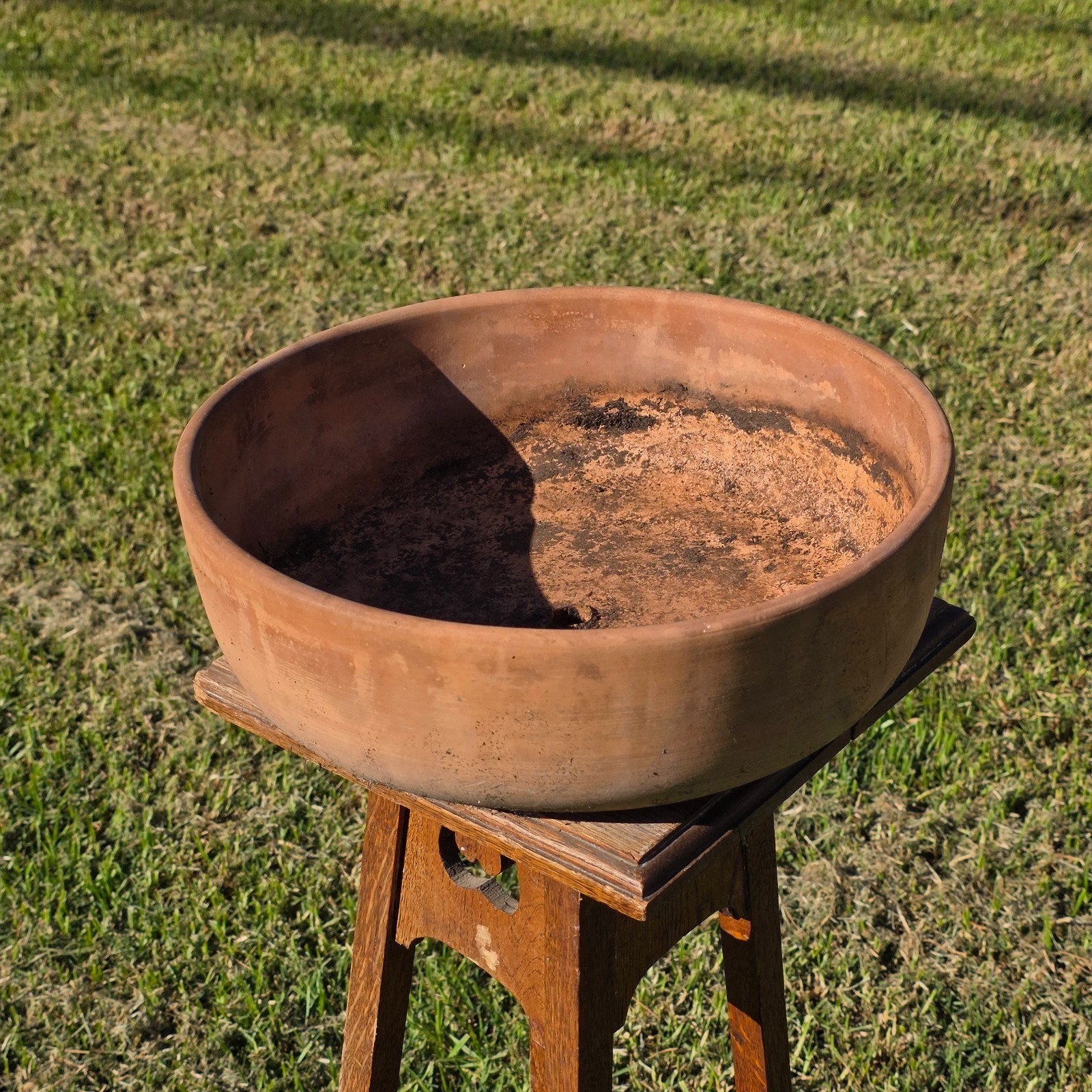 Vintage PMDI Terracotta Bowl Planter Pottery Mfg Mexico Succulent Bonsai 14