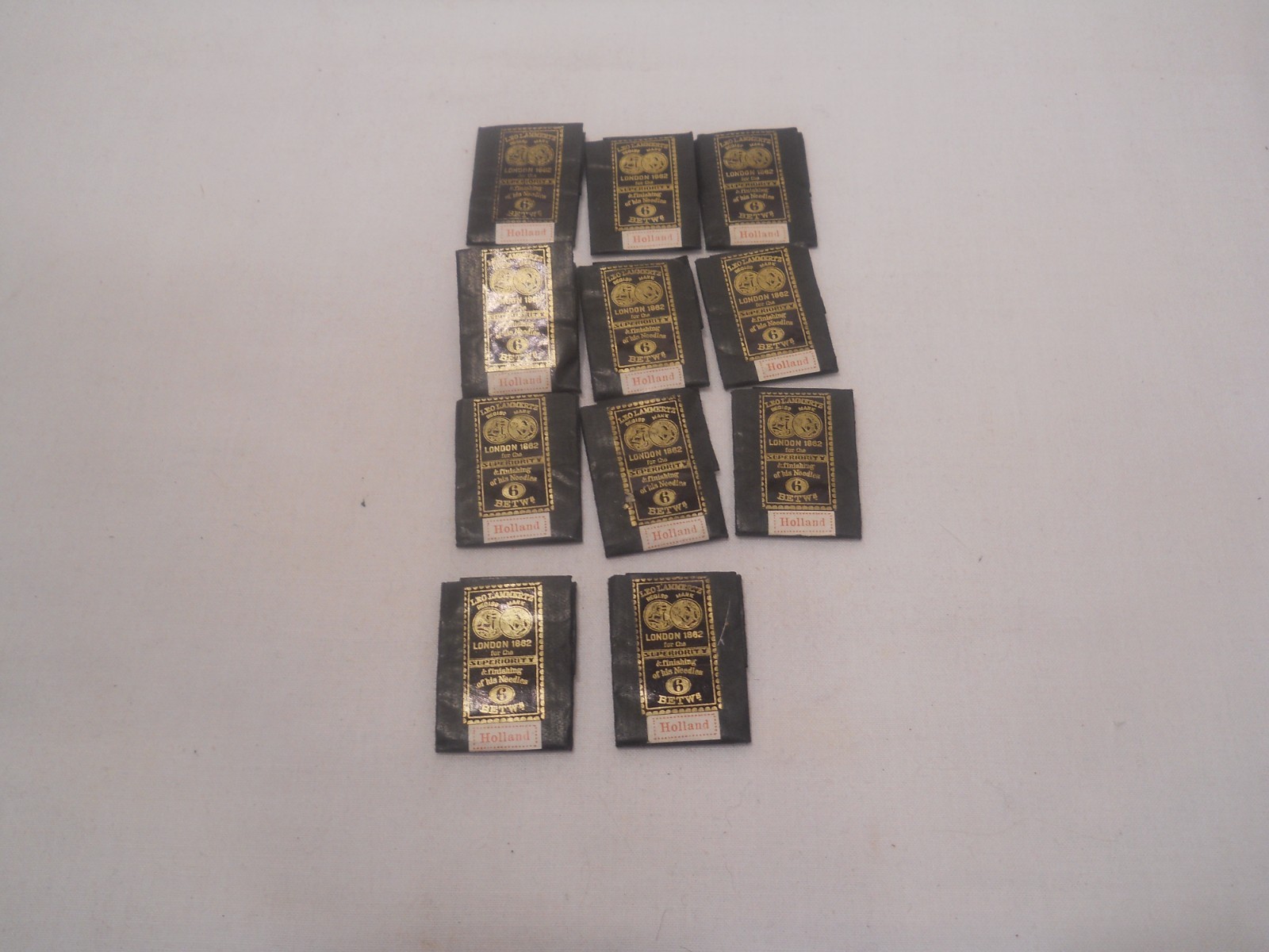 Antique Hand Sewing Tailoring Needles Leo Lammertz 25ct -# 6 Holland 4$ each Antique Hand Sewing Tailoring Needles Leo Lammertz 25ct -# 6 Holland 4$ each