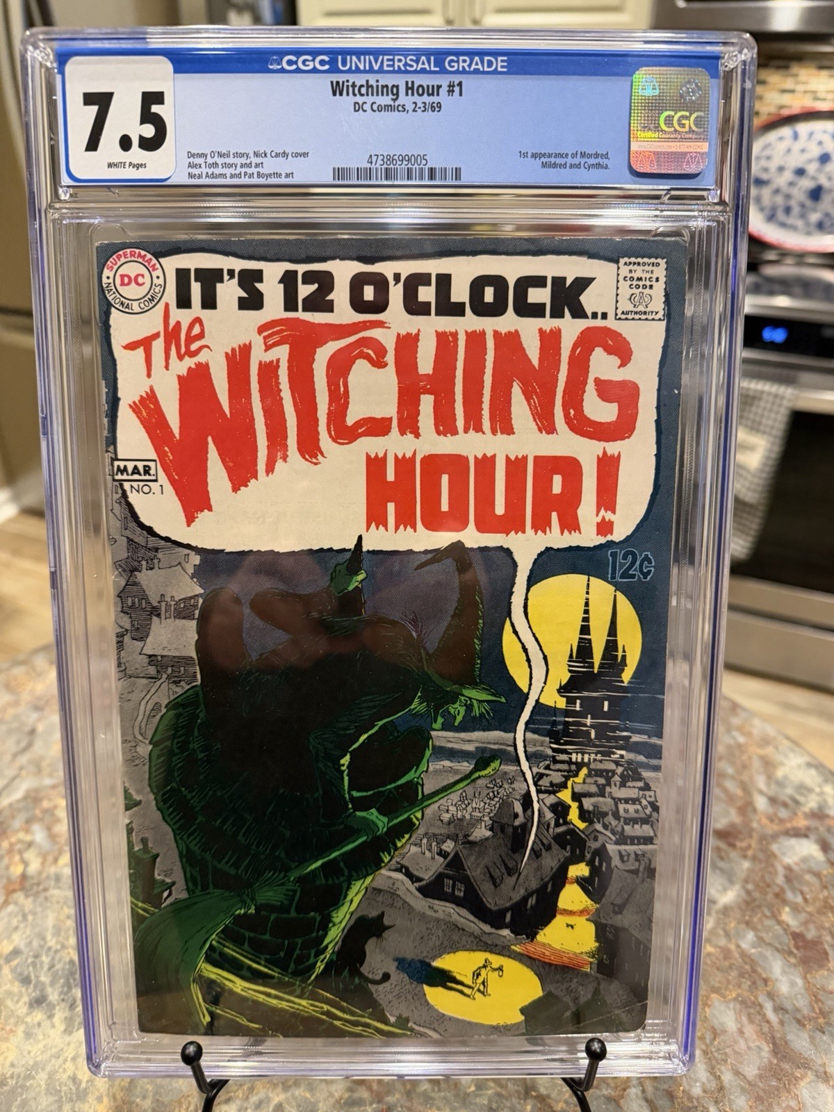 Witching Hour #1 1969DC Comics VG/FN Comic Book CGC 7.5 White Pages