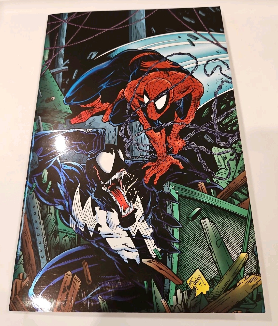 AMAZING SPIDER-MAN #300 πΈ TODD MCFARLANE β¨ PANINI MX FOIL LTD 1000 π₯ AMAZING SPIDER-MAN #300 πΈ TODD MCFARLANE β¨ PANINI MX FOIL LTD 1000 π₯