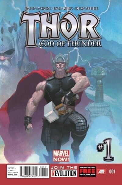 Thor: God Of Thunder (2012) #1 1st Appearance of King Thor FN/VF. Stock Image