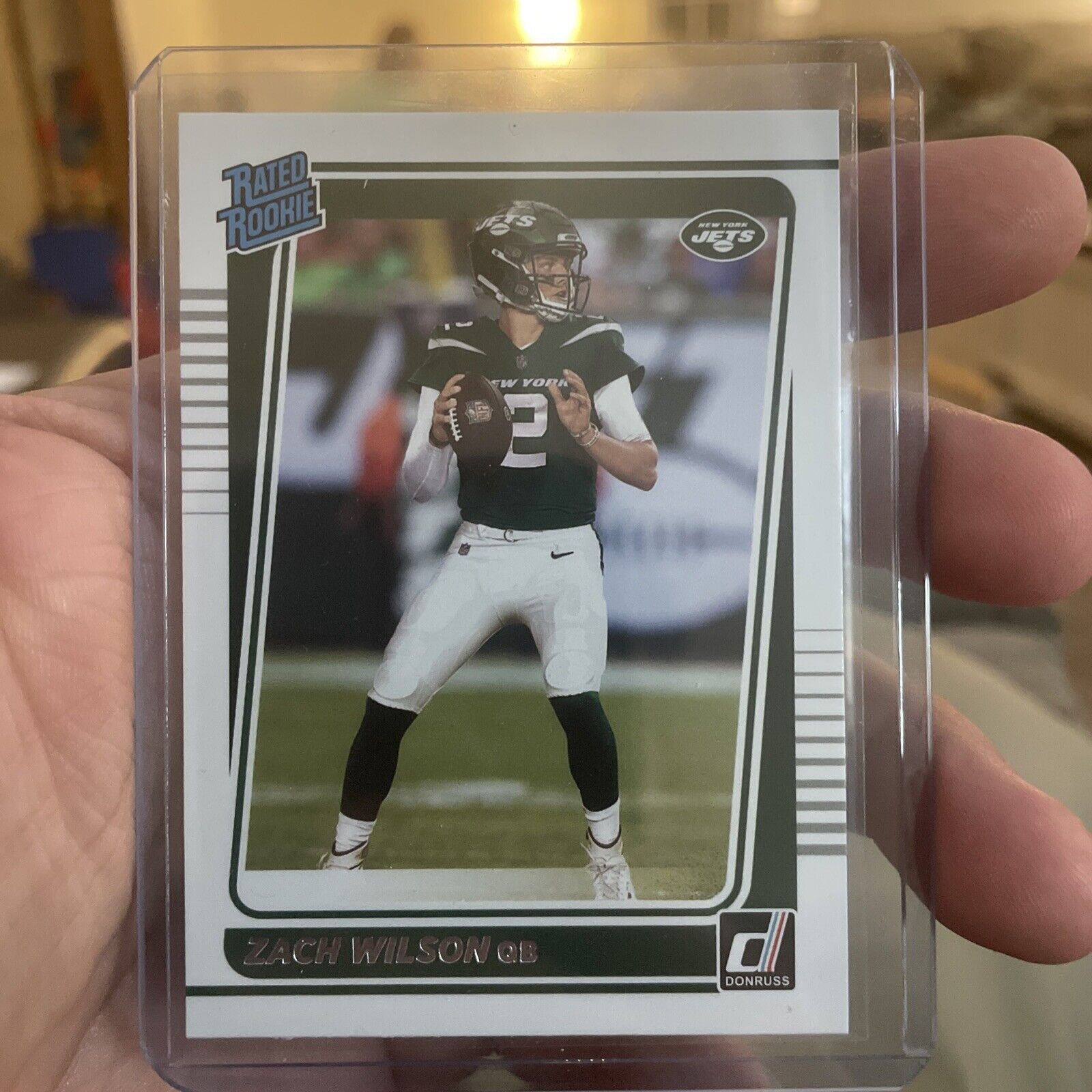 2021 Donruss Zach Wilson Rated Rookie Card #252 New York Jets RC