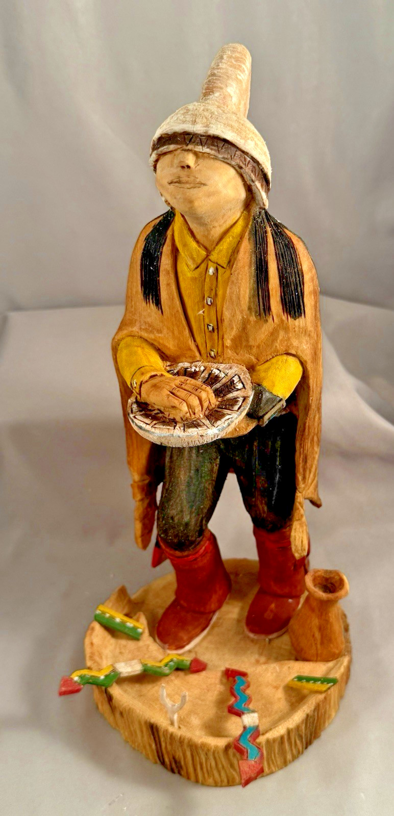 Hopi One Horn Kachina by Henry Naha Hopi One Horn Kachina by Henry Naha