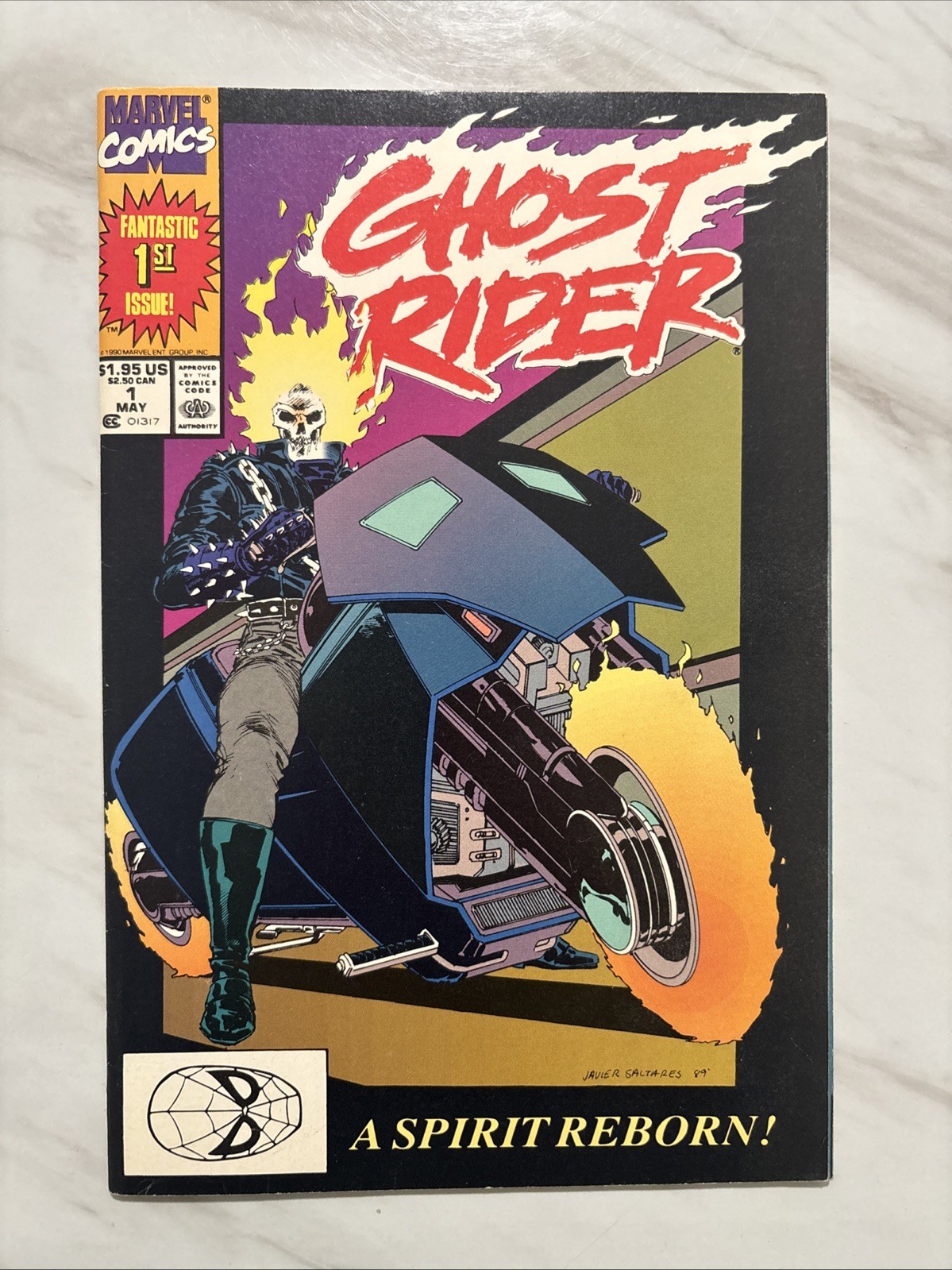 Ghost Rider #1 (1990) VF 1st Appearance Danny Ketch & Deathwatch 1st Print 🔑