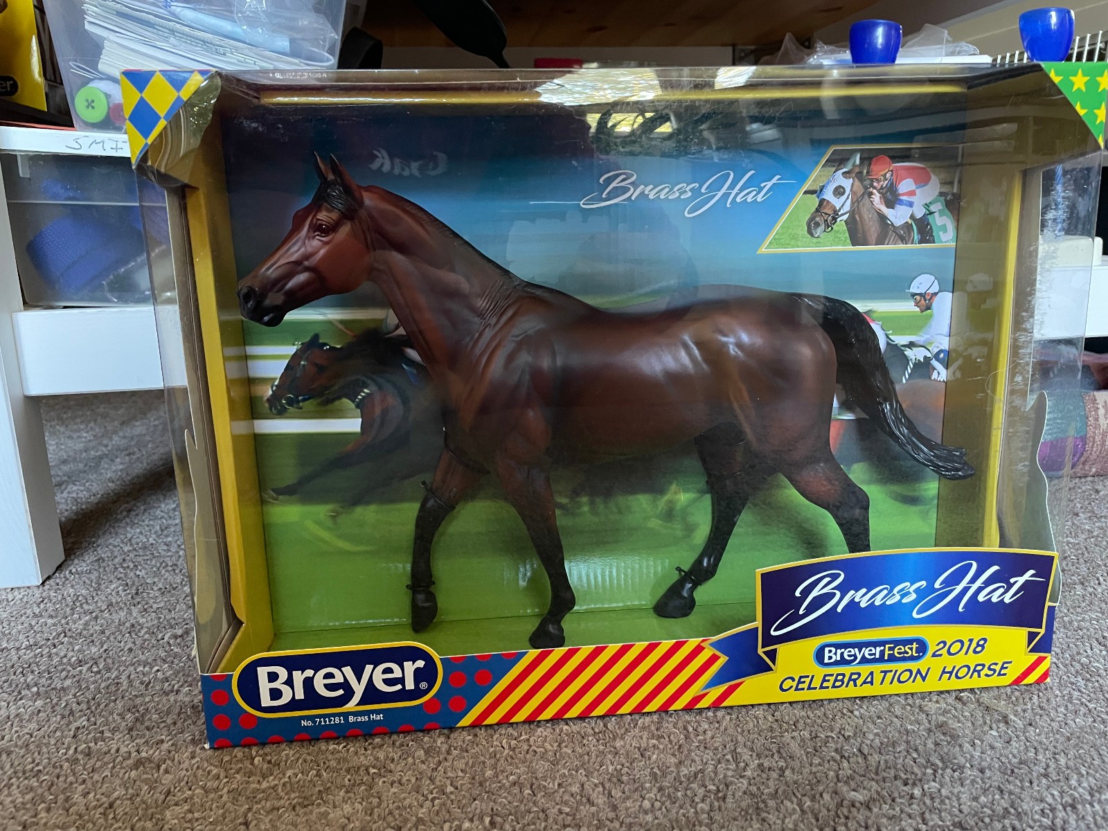 Breyer * Brass Hat * 2018 BreyerFest Celebration Model New in Box Traditional Breyer * Brass Hat * 2018 BreyerFest Celebration Model New in Box Traditional