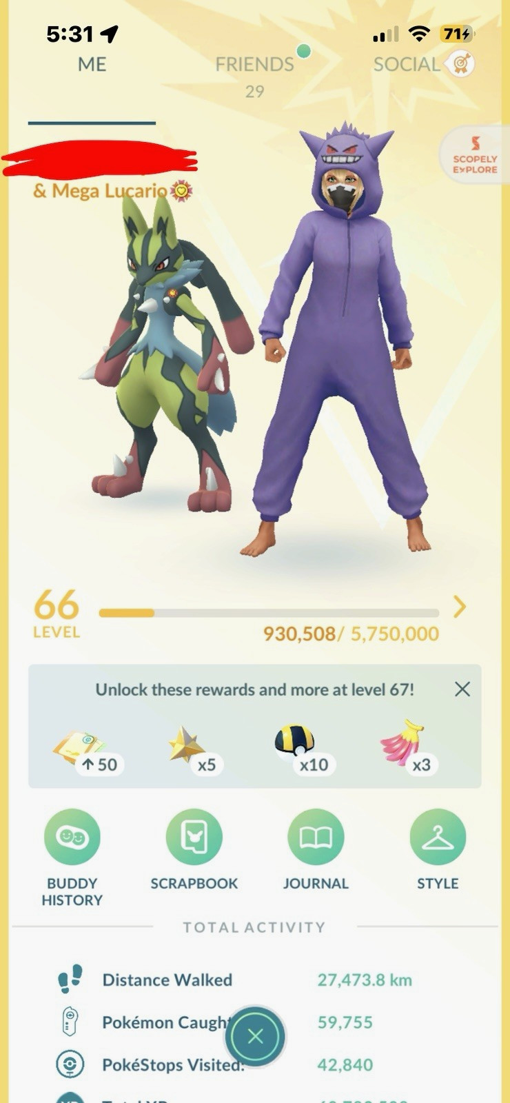 Pokémon GO Level 66 Game Account Shiny 529 ✨ 400+ GUARANTEED LUCKY SHINYS  Pokémon GO Level 66 Game Account Shiny 529 ✨ 400+ GUARANTEED LUCKY SHINYS 