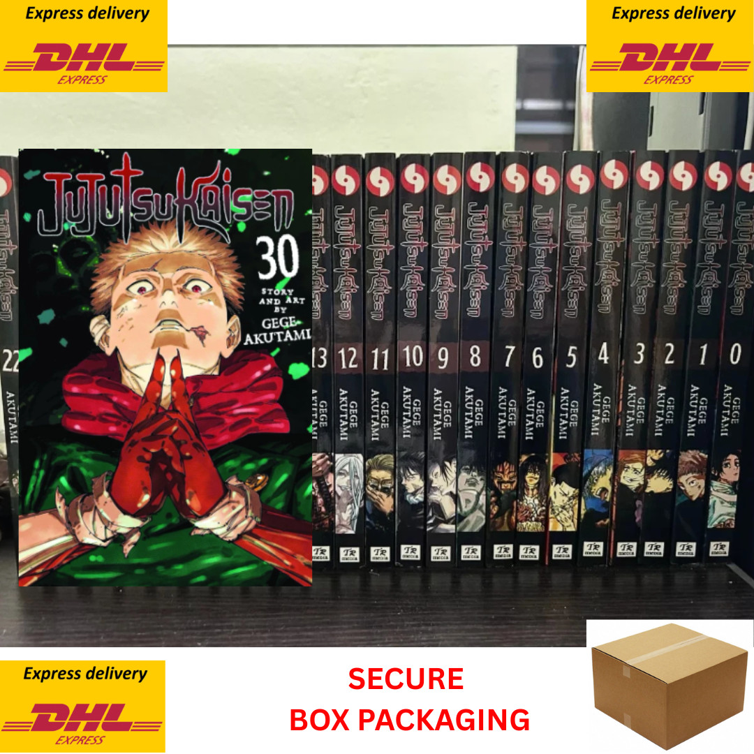Jujutsu Kaisen Manga FULL SET Vol 0-30 English Version Comic Book JJK Sorcery