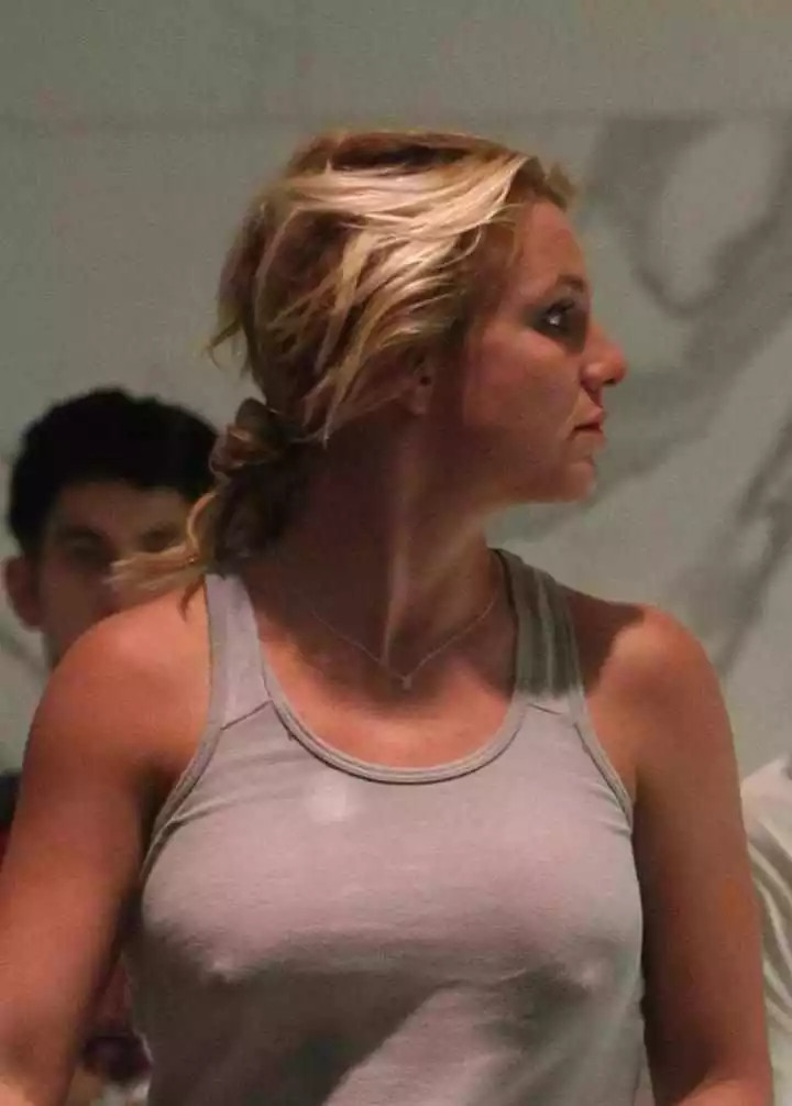 Britney Spears Transparent T Shirt 4x6 Picture Celebrity Print Britney Spears Transparent T Shirt 4x6 Picture Celebrity Print