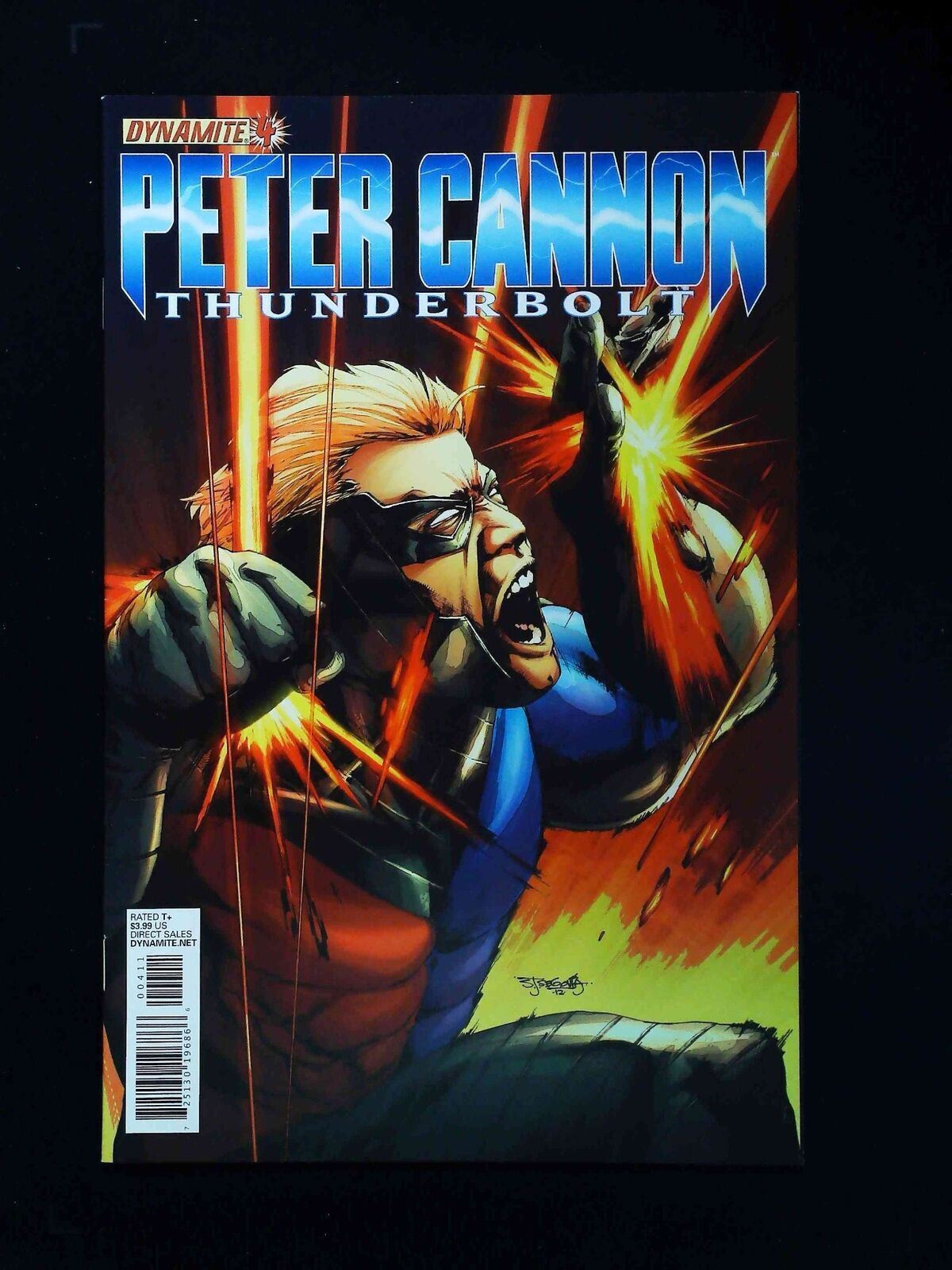 Peter Cannon Thunderbolt #4B  Dynamite Comics 2012 Vf+  Segovia Variant
