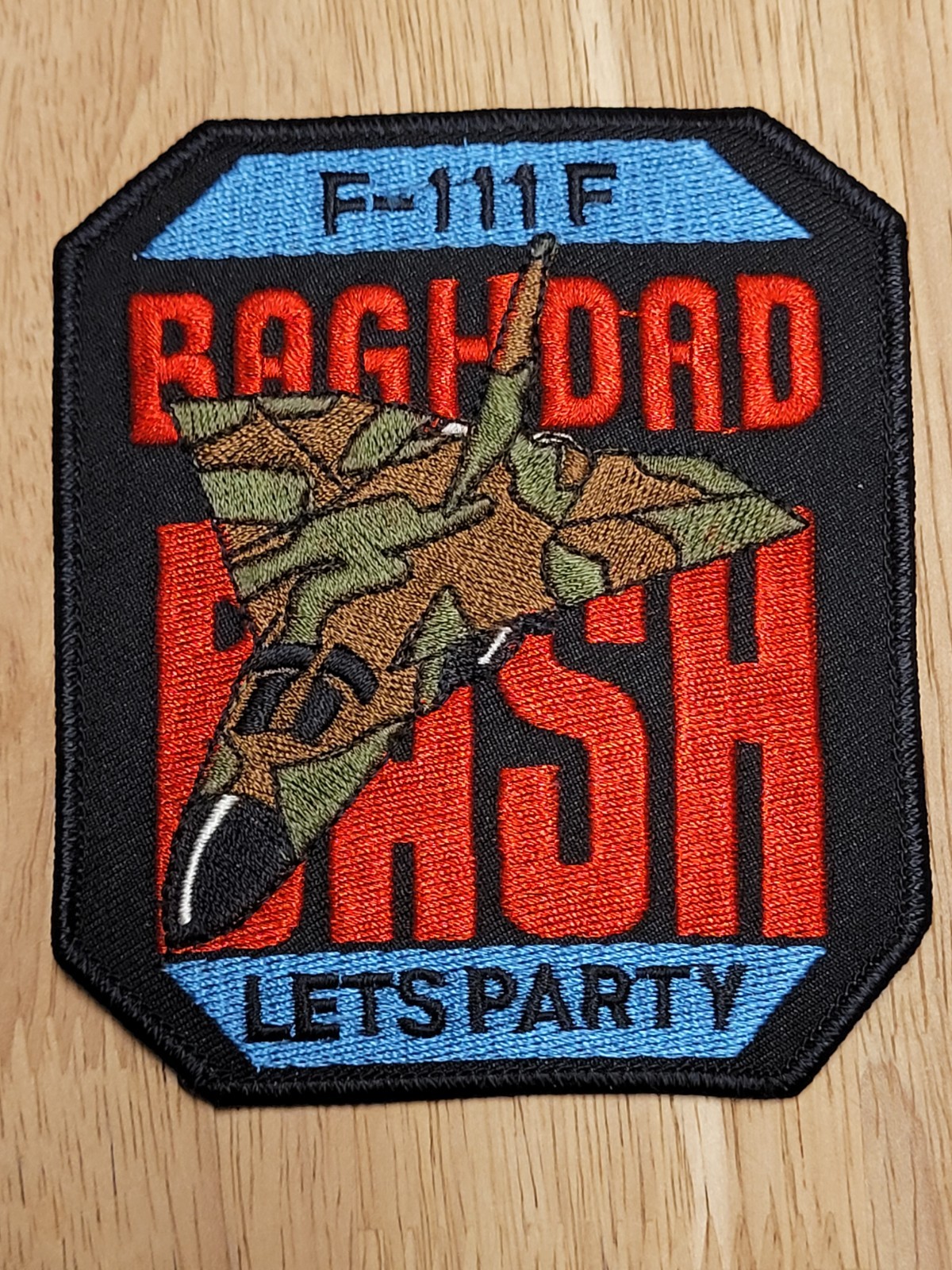 Vintage 1991 USAF 494th Tactical Fighter Squadron Morale Patch (F-111F)) Vintage 1991 USAF 494th Tactical Fighter Squadron Morale Patch (F-111F))