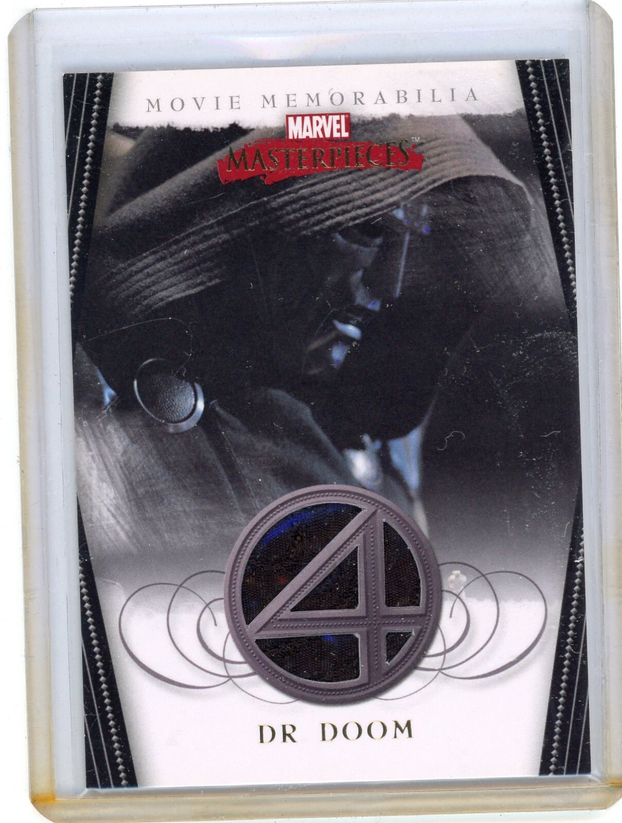 DR DOOM 2008 UD MARVEL MASTERPIECES FANTASTIC FOUR (DARK PATCH) WARDROBE COSTUME
