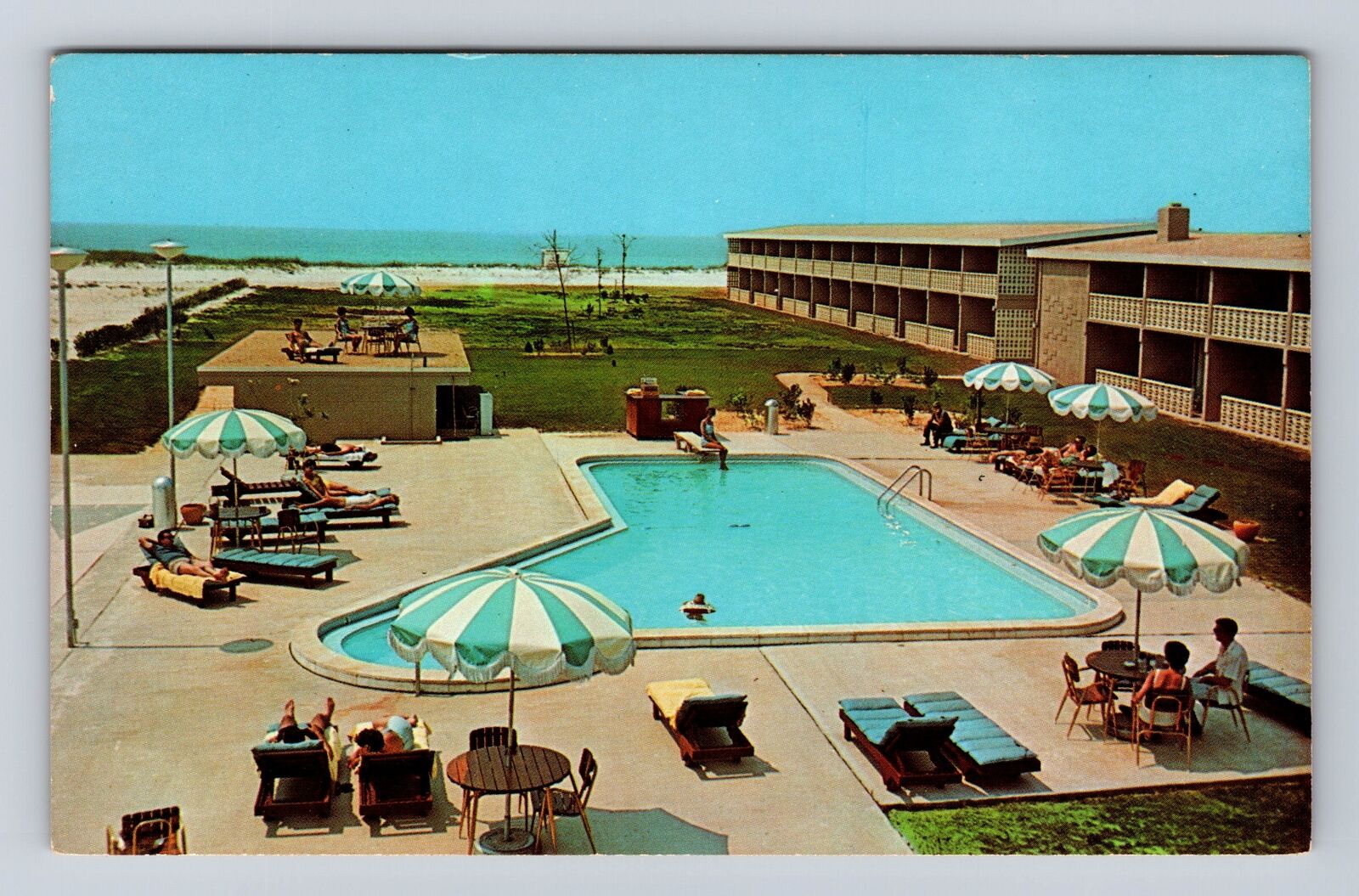 Fort Walton Beach FL- Florida, Coronado Motor Hotel, Advertise, Vintage Postcard