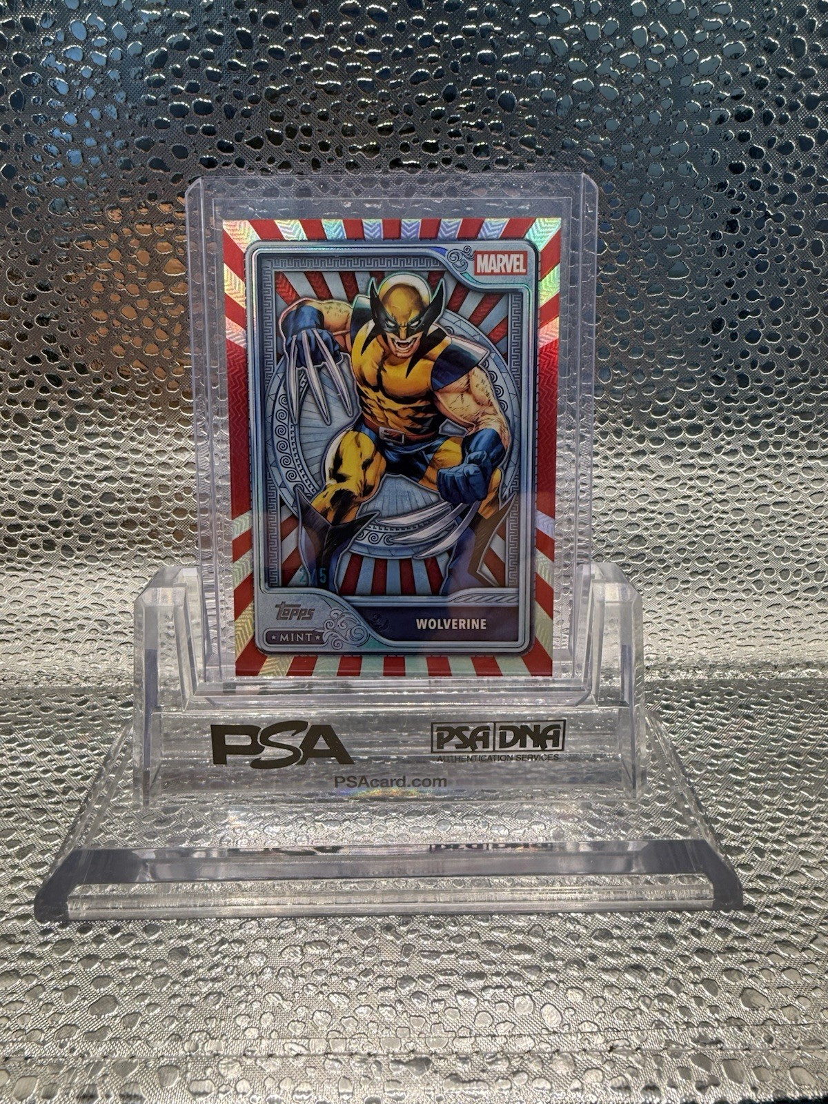 Ultra Rare 2026 Topps Mint Marvel Wolverine In Marvel We Trust Platinum #121 /5 Ultra Rare 2026 Topps Mint Marvel Wolverine In Marvel We Trust Platinum #121 /5