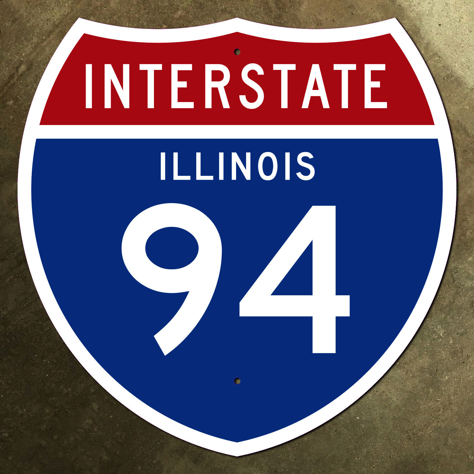 Illinois interstate route 94 highway marker road sign Chicago Dan Ryan 12x12