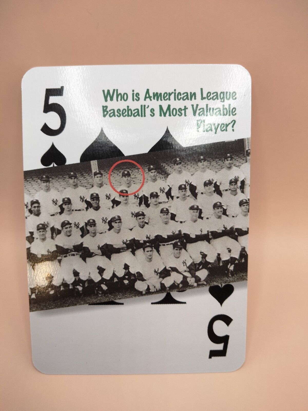 MICKEY MANTLE Flickback 1957 Trivia Challenge Playing Card MT Yankees 