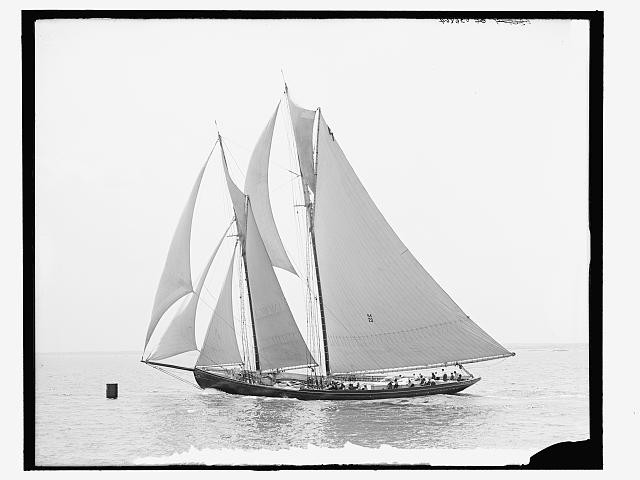 Minot's Light Massachusetts Jessie Costa 1910s Fishing Smack Schooner Sails