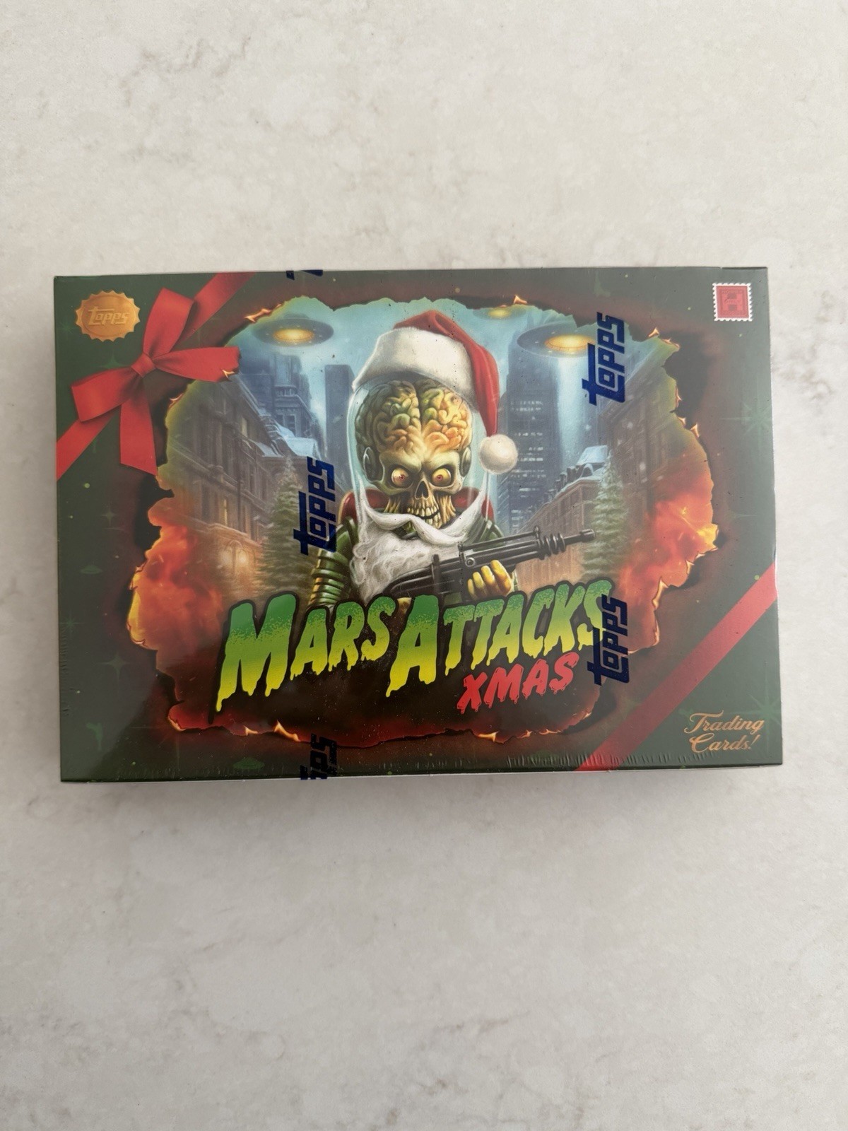2026 Topps Mars Attacks Christmas Hobby Box Factory Sealed NEW IN HAND 2026 Topps Mars Attacks Christmas Hobby Box Factory Sealed NEW IN HAND