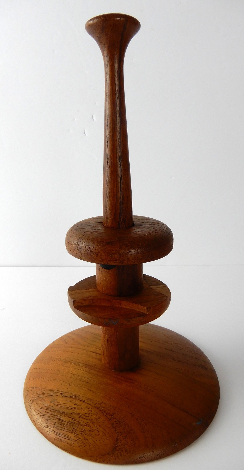 Vintage 1970s Digsmed Denmark Danish Modern Teak Wood Turning Lazy Susan Post Vintage 1970s Digsmed Denmark Danish Modern Teak Wood Turning Lazy Susan Post