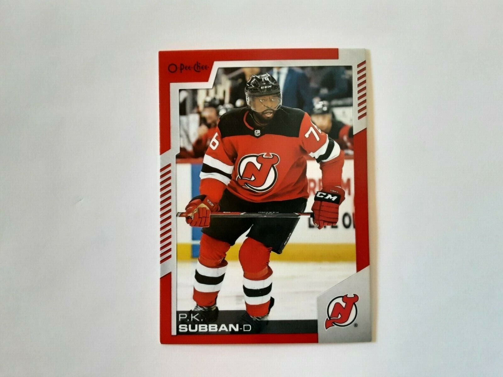 2020-21 UD O-Pee-Chee red borders #47 P.K.SUBBAN