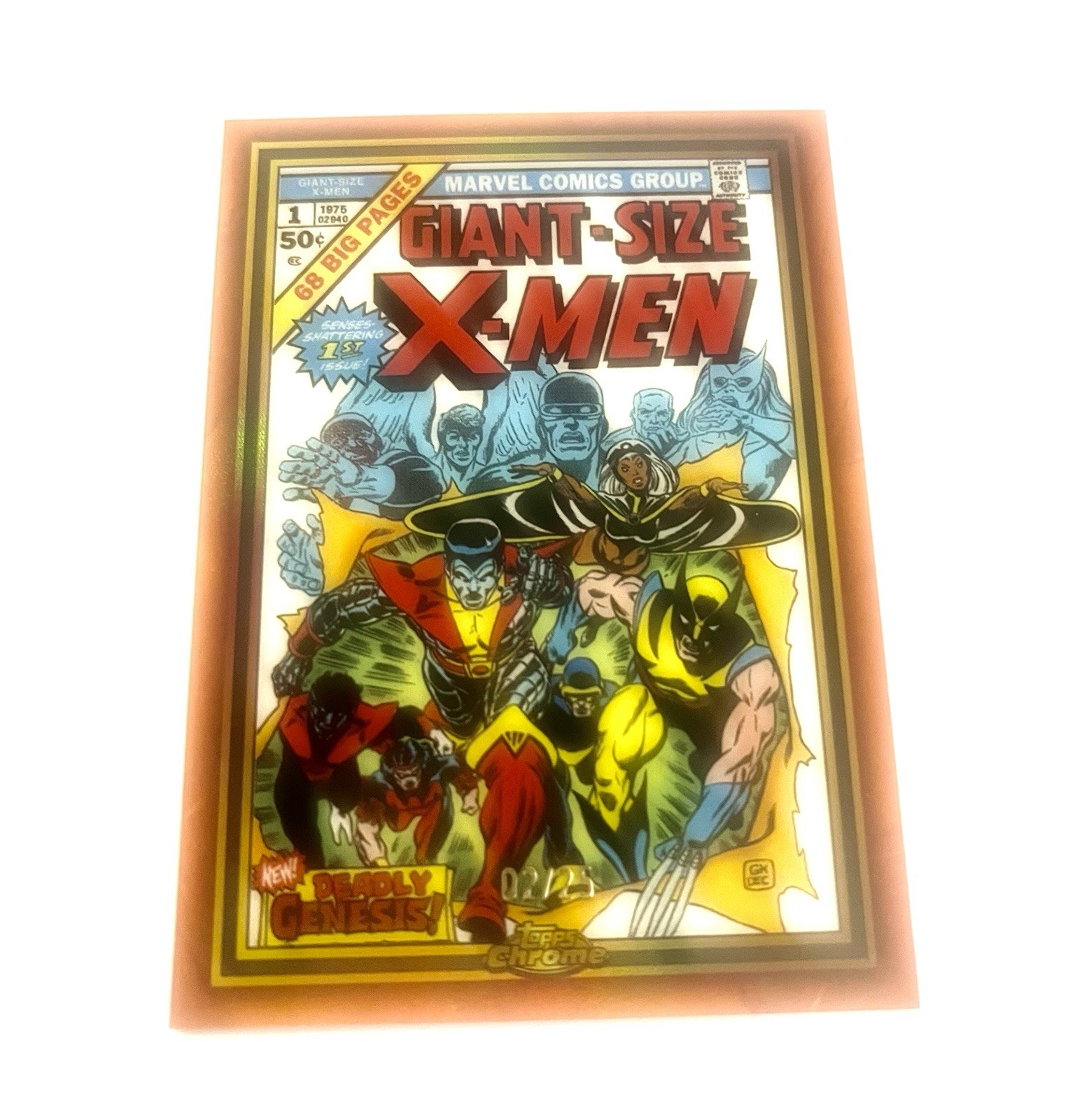 2024 Topps Marvel Chrome Giant Size X-Men #1 02/25 2024 Topps Marvel Chrome Giant Size X-Men #1 02/25