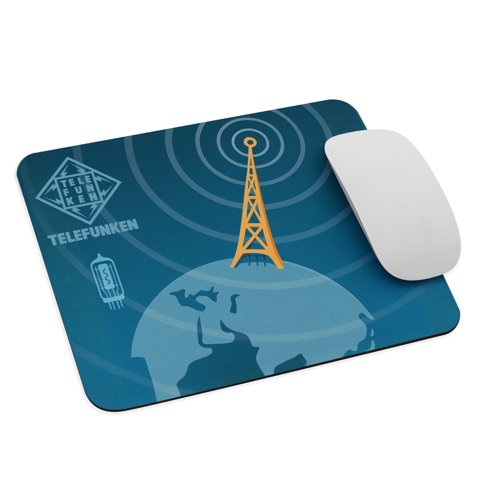 Vintage Style Mouse Pad – TELEFUNKEN Radio Tower - NEW 9.5 Vintage Style Mouse Pad – TELEFUNKEN Radio Tower - NEW 9.5