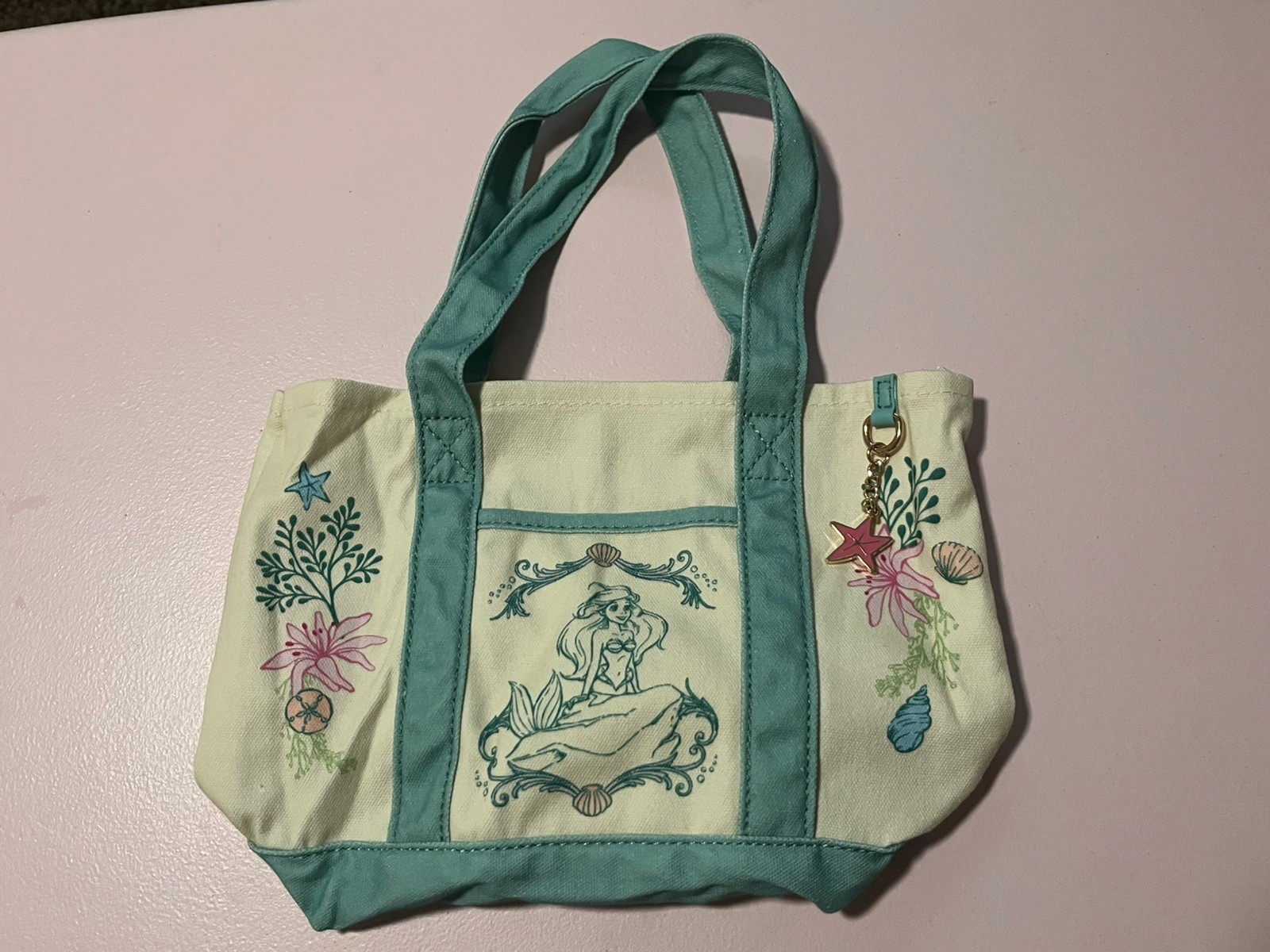 Box Lunch Disney Princess Ariel Little Mermaid Mini Tote Bag Box Lunch Disney Princess Ariel Little Mermaid Mini Tote Bag