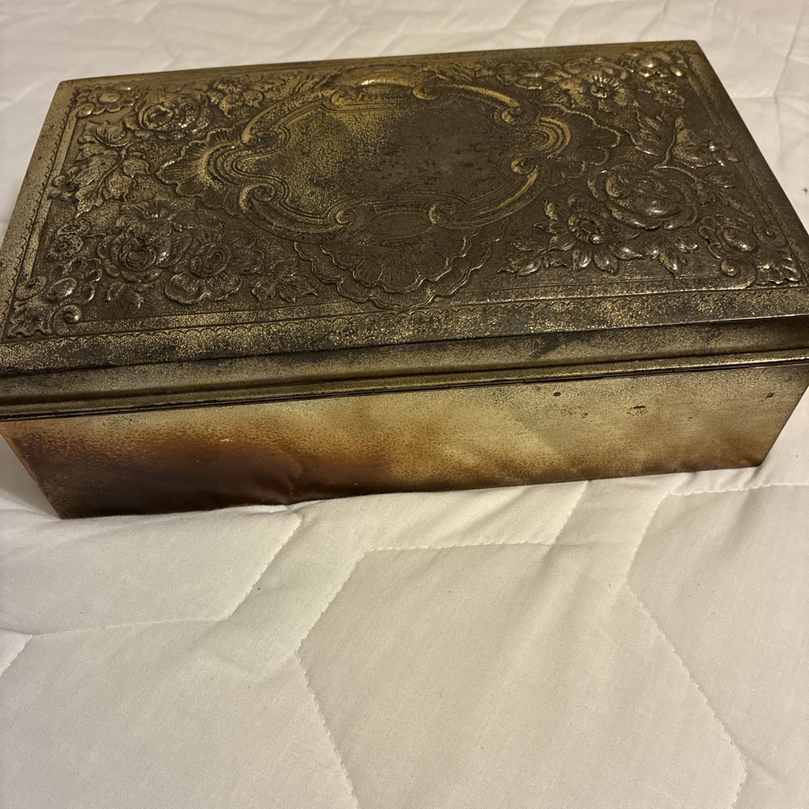Vintage English Silver Cigar Cigarette Case Vintage English Silver Cigar Cigarette Case