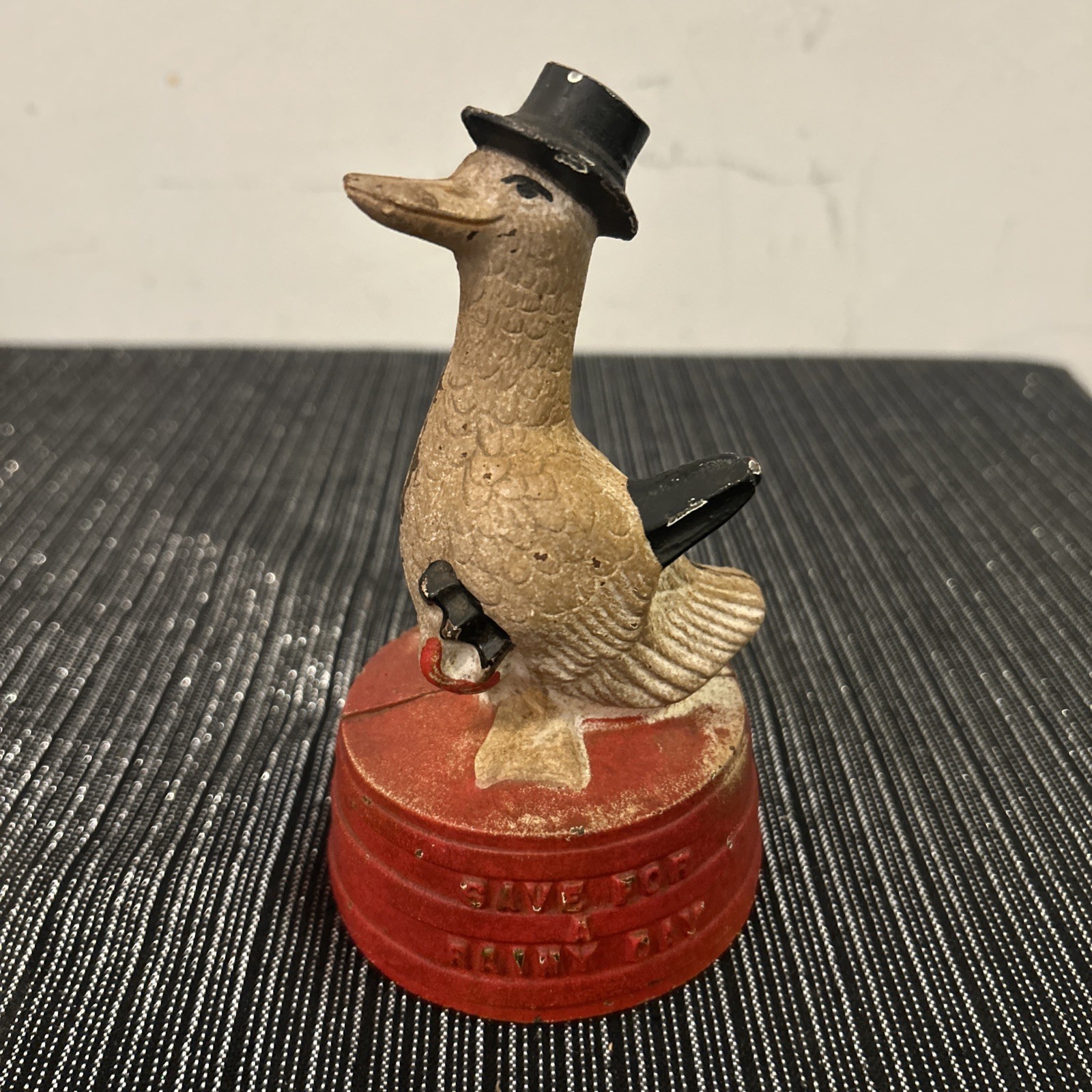 Vintage Hubley Cast Iron Duck Bank Vintage Hubley Cast Iron Duck Bank