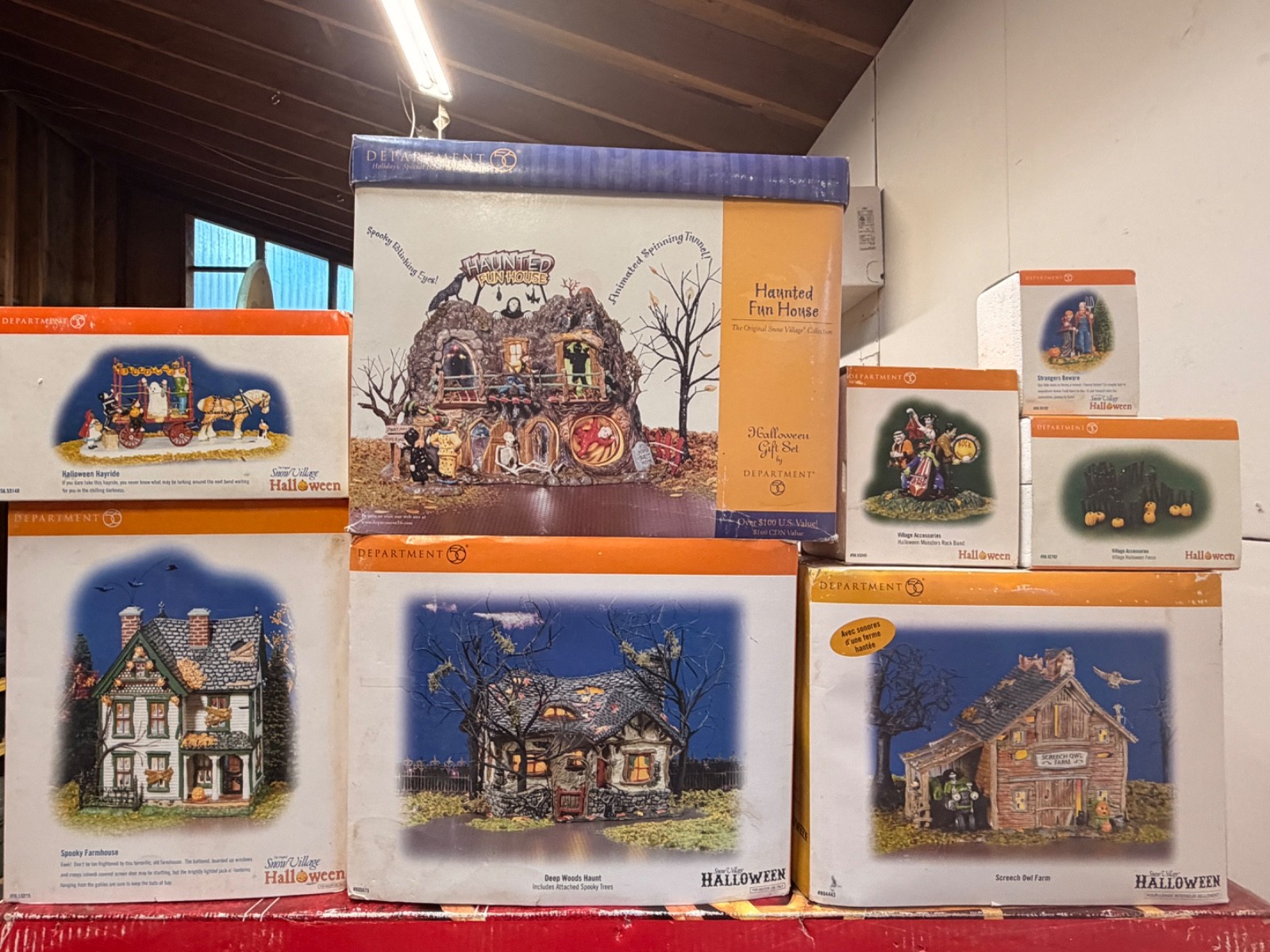Department 56 Snow Village Halloween Collection – 8 Retired Boxed Sets Department 56 Snow Village Halloween Collection – 8 Retired Boxed Sets
