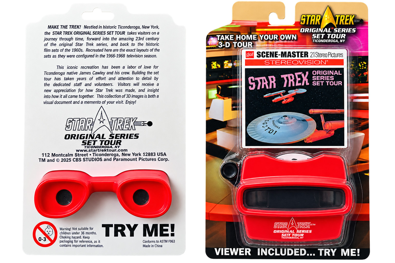 Star Trek Original Series Set Tour Scene-Master Stereovision 3D Viewer Star Trek Original Series Set Tour Scene-Master Stereovision 3D Viewer