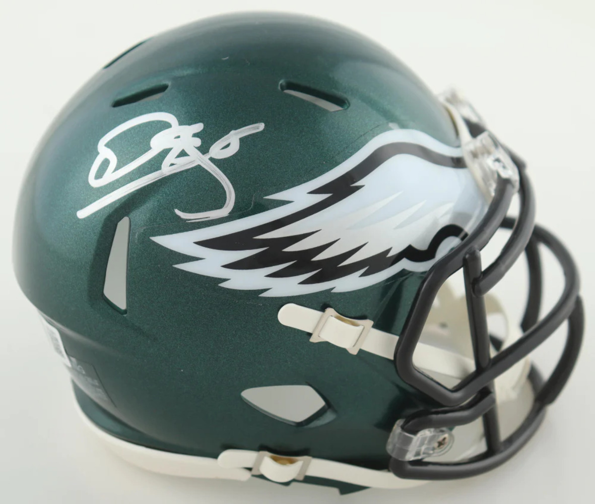 Donovan McNabb Signed Eagles Speed Mini Helmet (Beckett)