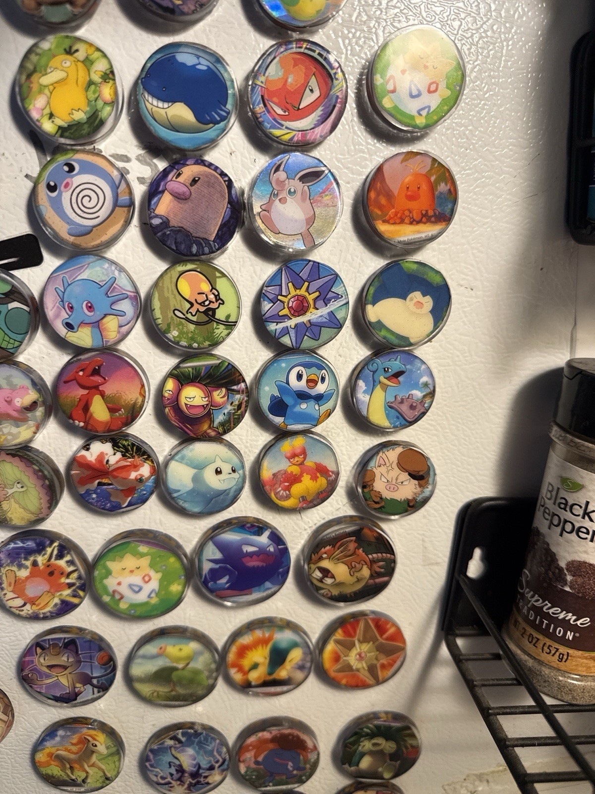 8pc Handmade Resin Pokémon Inspired Magnets Random Set Fridge