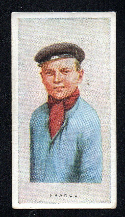 FRANCE 1924 CANADA IMPERIAL TOBACCO CHILDREN OF ALL NATIONS #16 VGEX NO CREASES