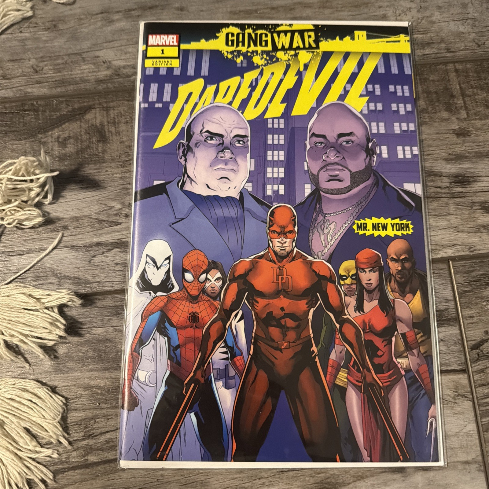 MARVEL NYCC 2026 WHATNOT EXCLUSIVE DAREDEVIL GANG WAR #1 FAT JOE COVER