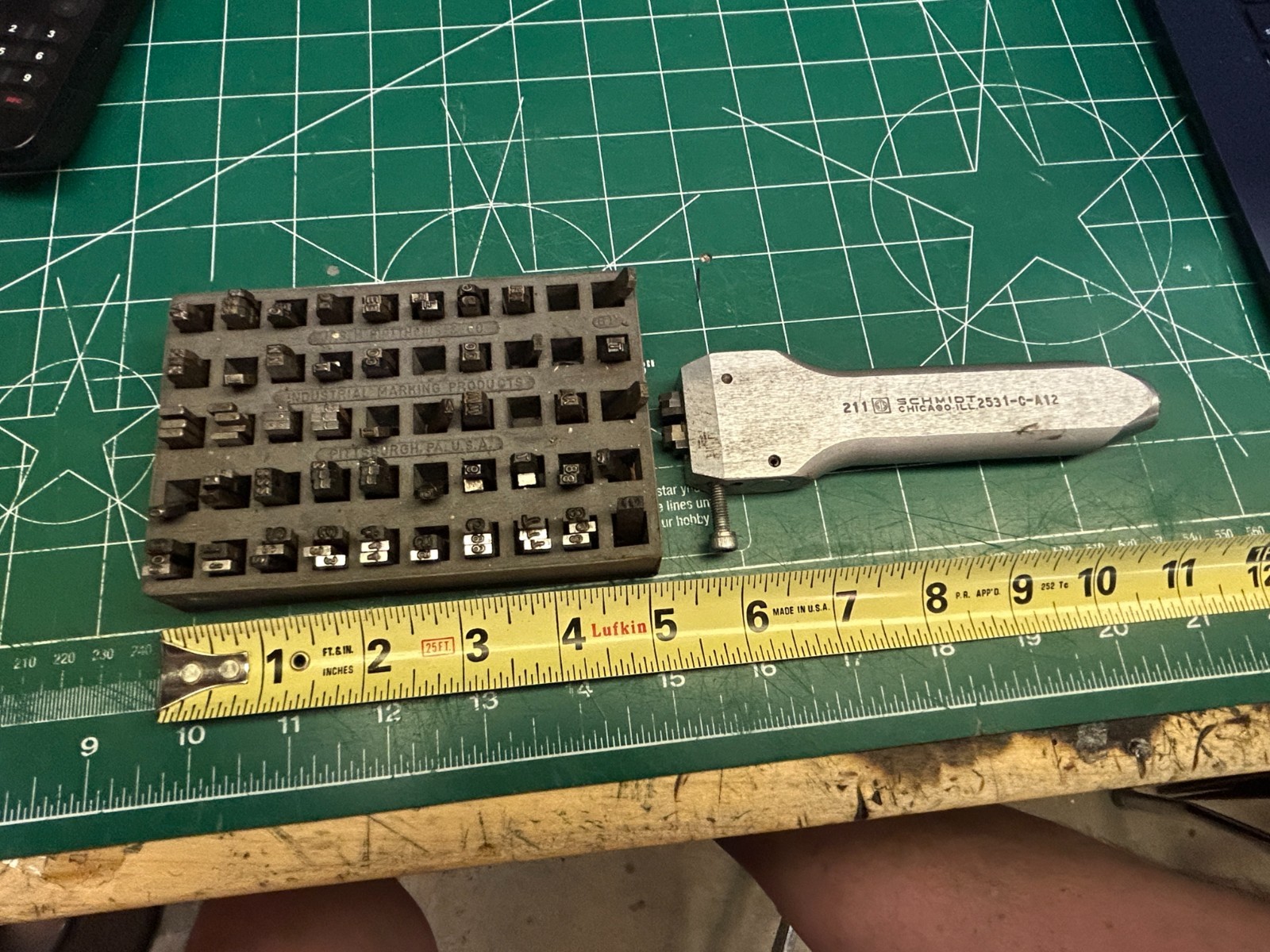 HmGd Machinist Schmidt Steel Stamps Letters Stencils 95 Letters Stamping Set HmGd Machinist Schmidt Steel Stamps Letters Stencils 95 Letters Stamping Set