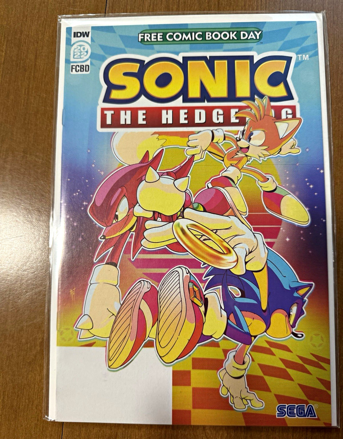 Sonic the Hedgehog FCBD 2022 IDW Free Comic Book Day Comic Sonic Tails Knuckles Sonic the Hedgehog FCBD 2022 IDW Free Comic Book Day Comic Sonic Tails Knuckles