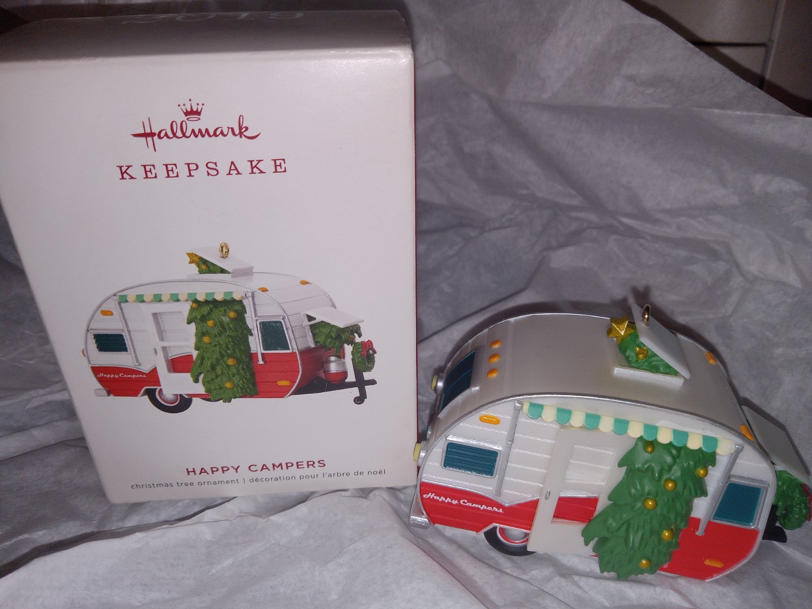 Hallmark Keepsake Happy Campers 2019 Christmas Ornament NEW Camping Cozy Cabin Hallmark Keepsake Happy Campers 2019 Christmas Ornament NEW Camping Cozy Cabin