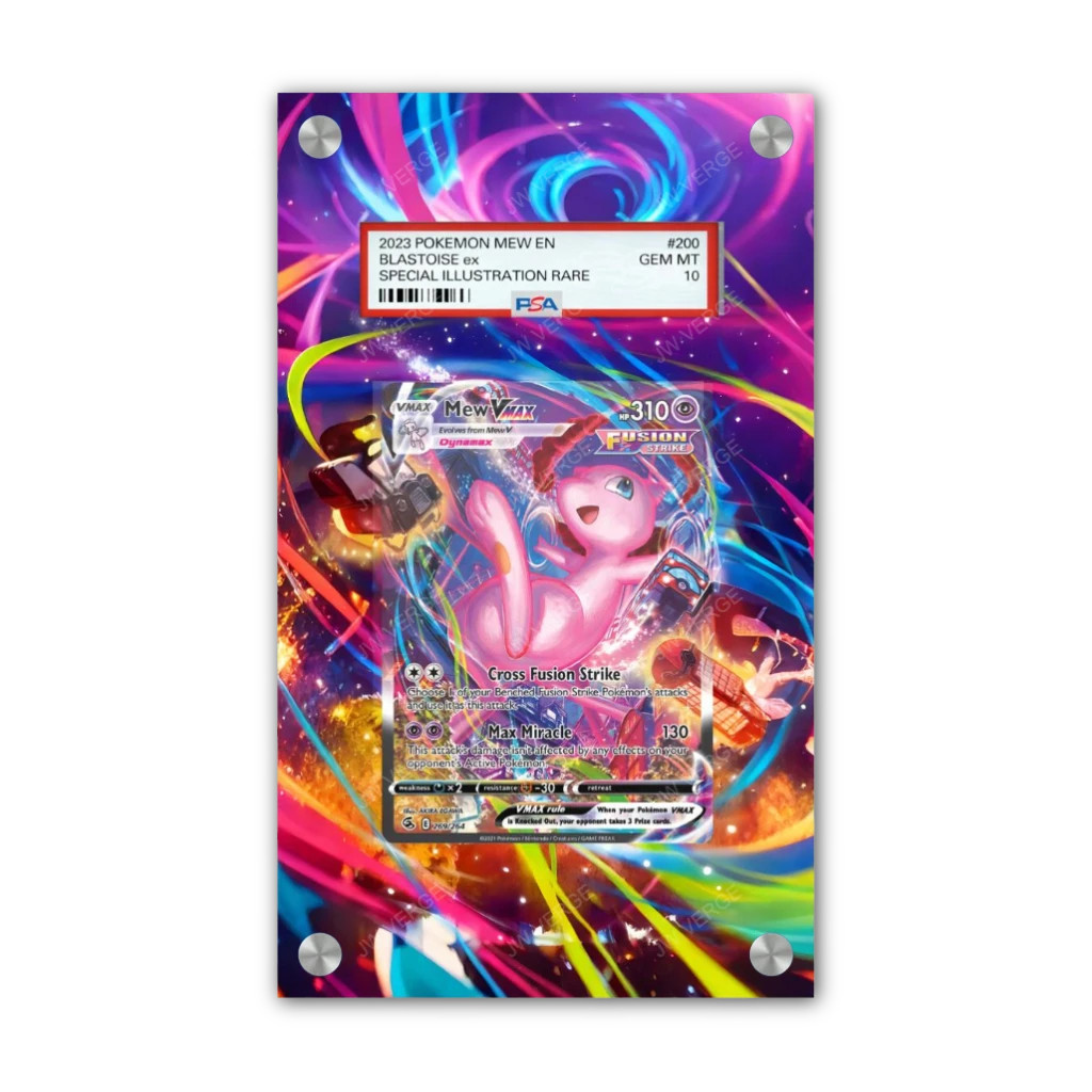 Mew Vmax 269/264 - PSA Pokémon Extended Artwork Display Case