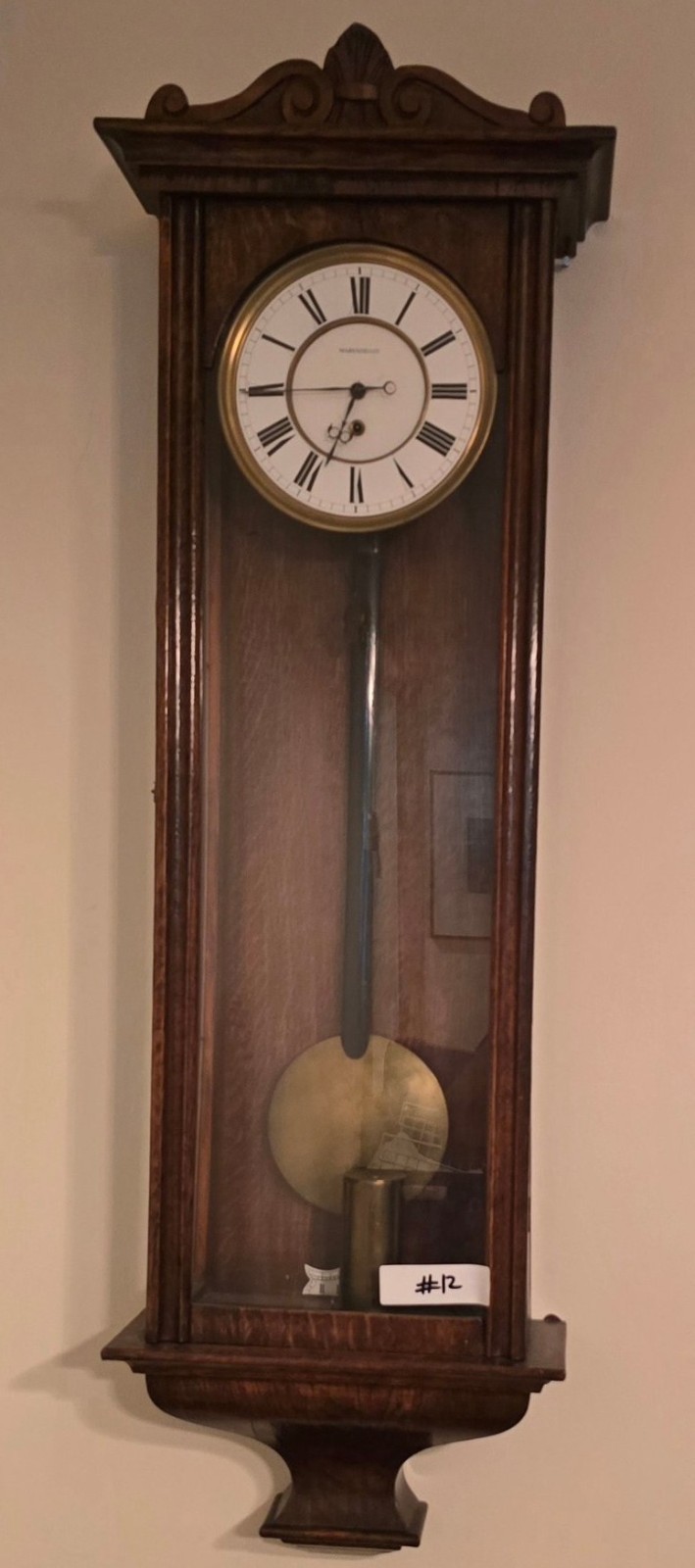 Rare Antique Marenzeller Weight Vienna Regulator Wall Clock Rare Antique Marenzeller Weight Vienna Regulator Wall Clock