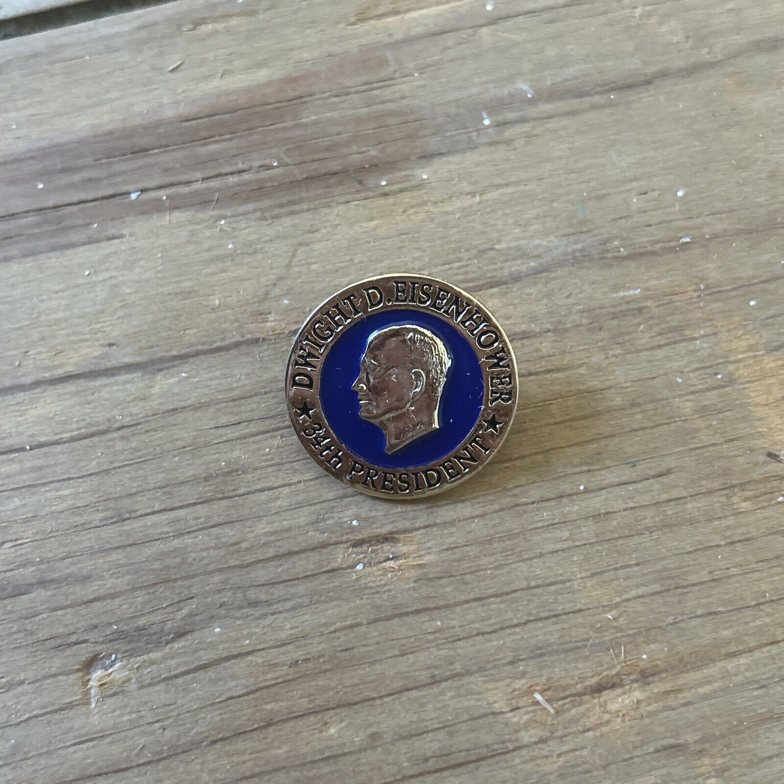 Dwight D Eisenhower Collectible Enamel Pin Badge