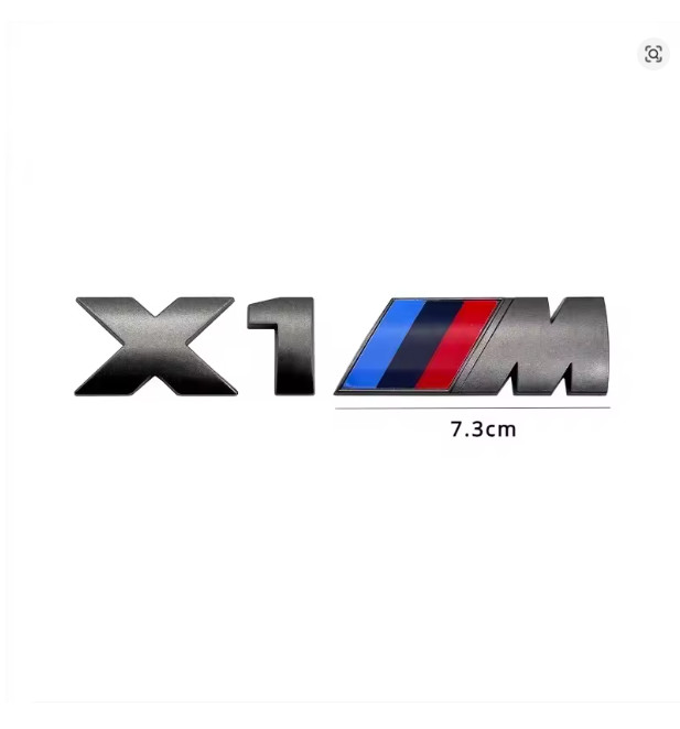 M Performance Sport Badge 3D Emblem Cerium gray, BMW Logo Trunk Fender 5.5X2cm M Performance Sport Badge 3D Emblem Cerium gray, BMW Logo Trunk Fender 5.5X2cm