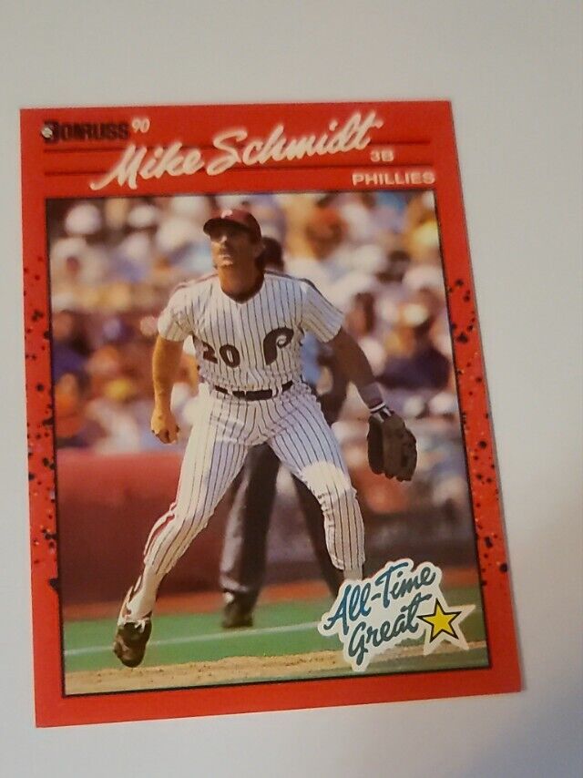 Mike Schmidt Philadelphia Phillies 1990 Donruss #643