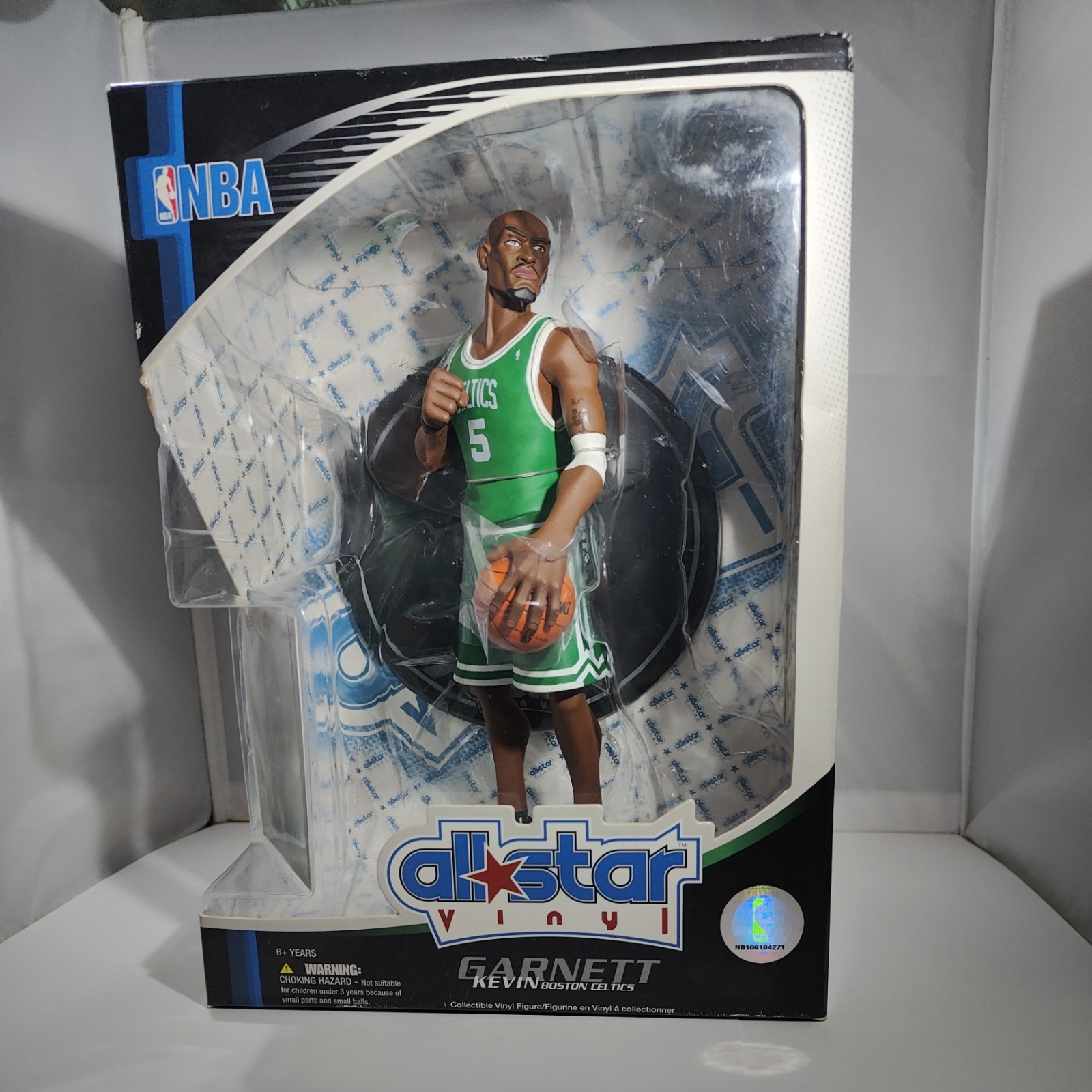 2008 Upper Deck NBA Series 1 All Star Vinyl Kevin Garnett Boston Celtics W/ Card 2008 Upper Deck NBA Series 1 All Star Vinyl Kevin Garnett Boston Celtics W/ Card