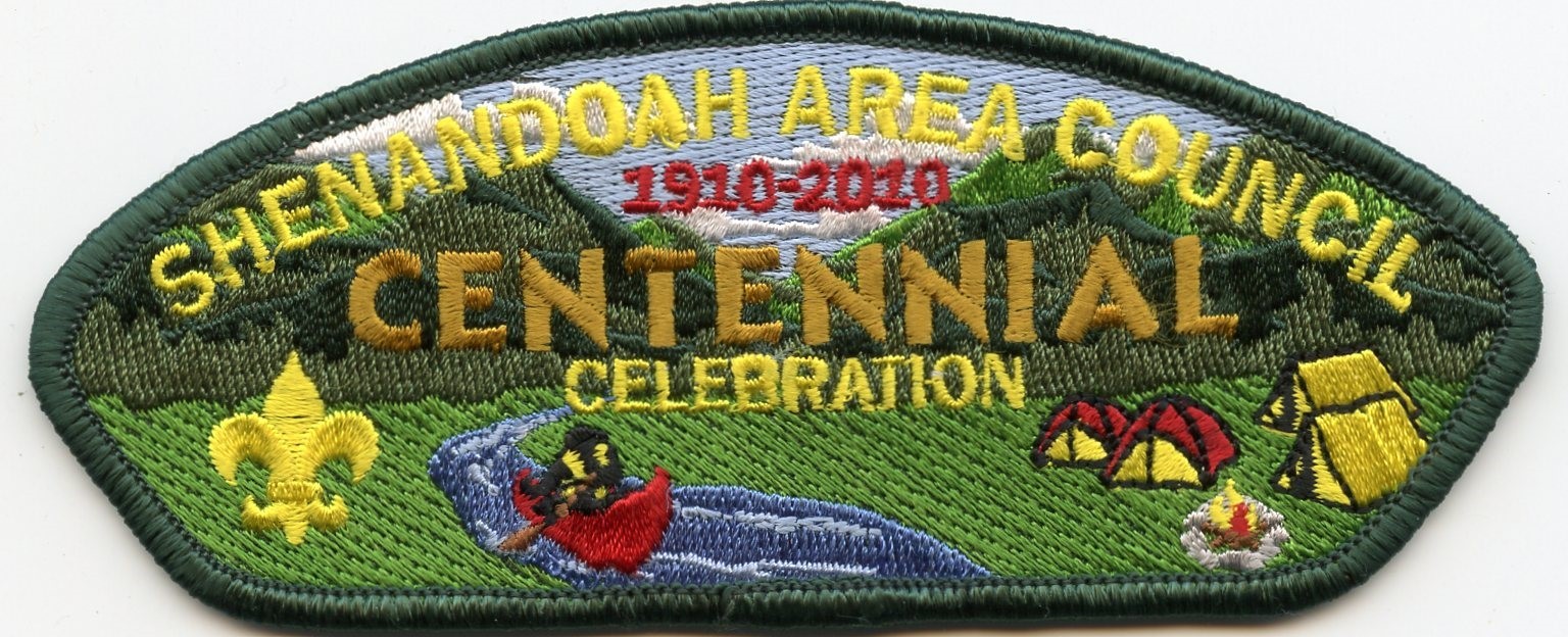 Shenandoah Area Council - BSA 100th Anniversary CSP - DGR border Shenandoah Area Council - BSA 100th Anniversary CSP - DGR border