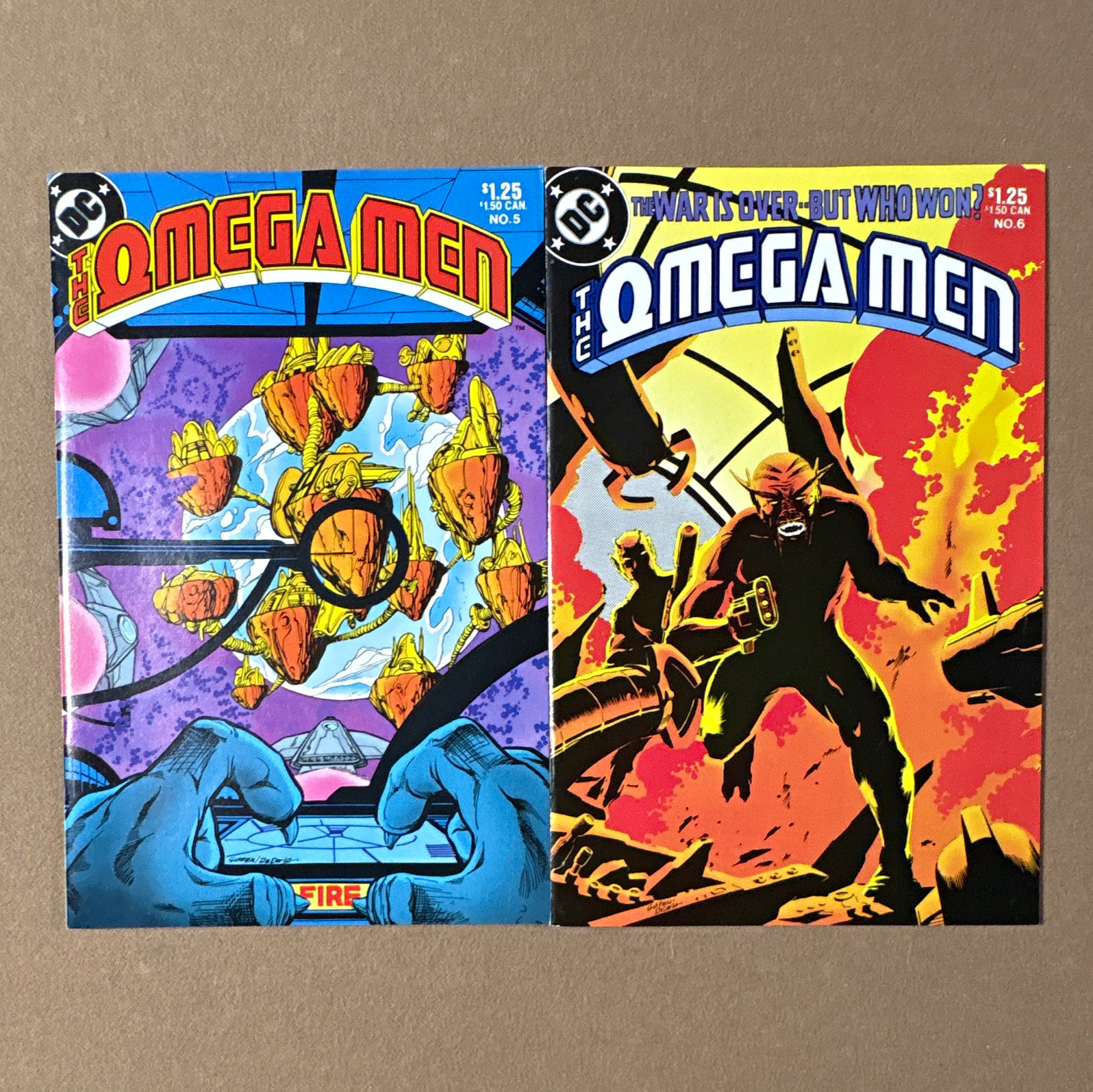 The Omega Men #5-6 (1983 DC) Comic Lot of 2 First Printing Copper Age Very Nice The Omega Men #5-6 (1983 DC) Comic Lot of 2 First Printing Copper Age Very Nice