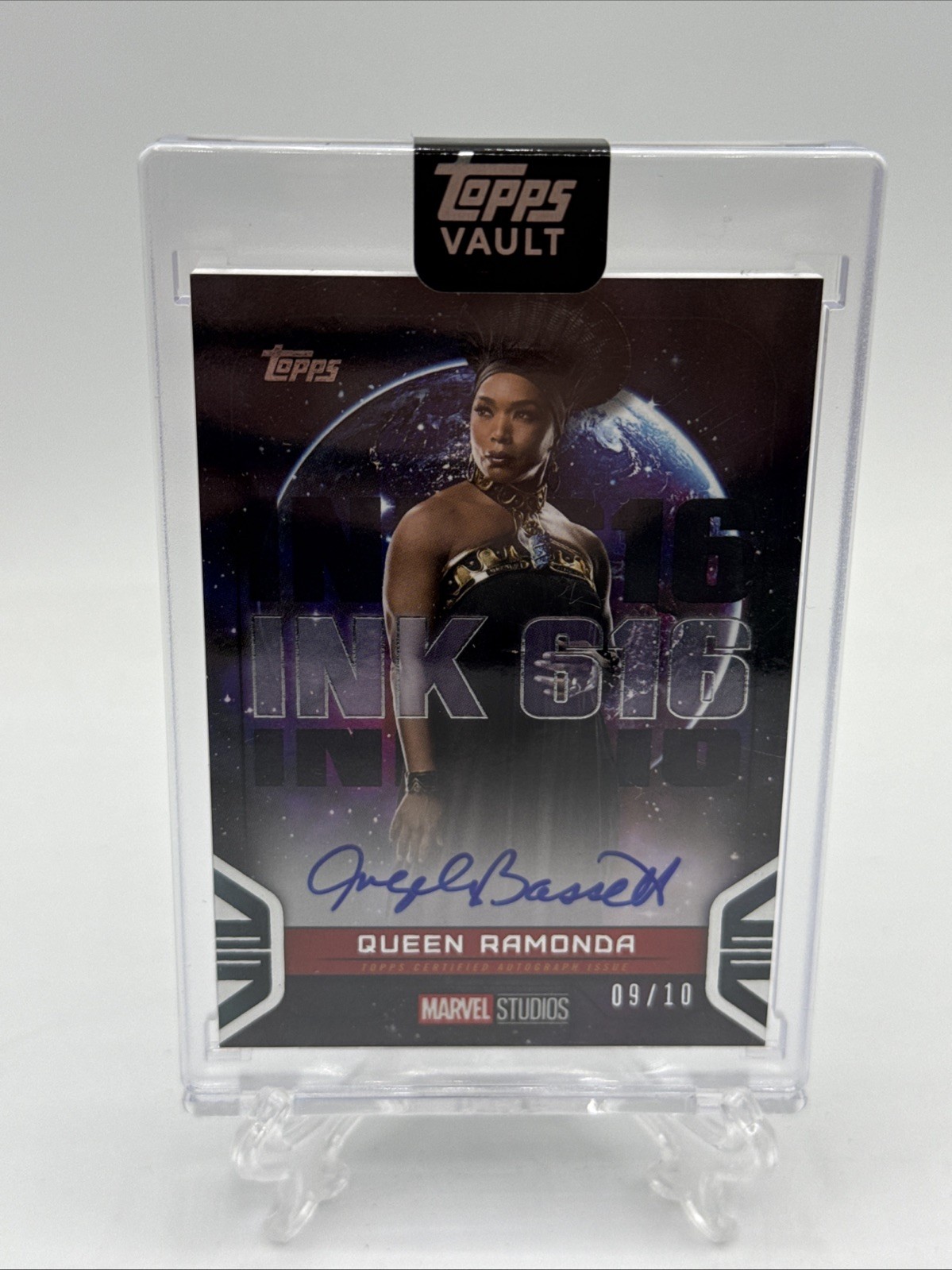 2026 Topps Marvel Vault Queen Ramonda Angela Bassett Vault Ink 616 Auto 09/10 2026 Topps Marvel Vault Queen Ramonda Angela Bassett Vault Ink 616 Auto 09/10