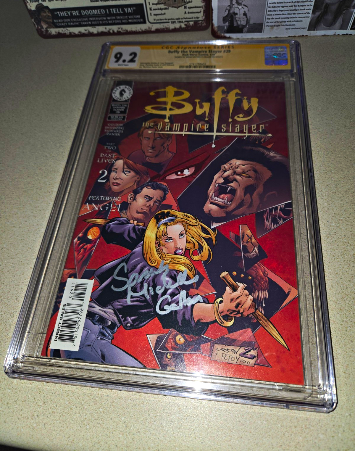 Gellar Signed Buffy the Vampire Slayer #29 (2001) Dark Horse CGC 9.2 Gellar Signed Buffy the Vampire Slayer #29 (2001) Dark Horse CGC 9.2