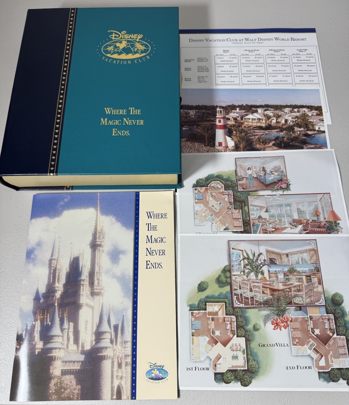 1990s Disney Vacation Club Member Binder Booklet W Guide Photos Plans Ultra Rare 1990s Disney Vacation Club Member Binder Booklet W Guide Photos Plans Ultra Rare